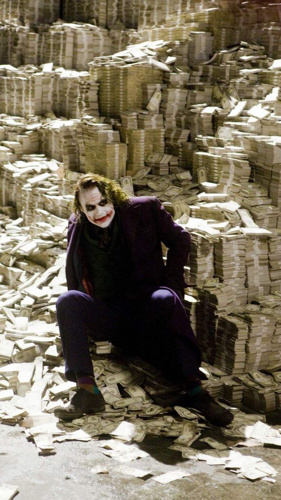 Joker with Knife iPhone Wallpaper