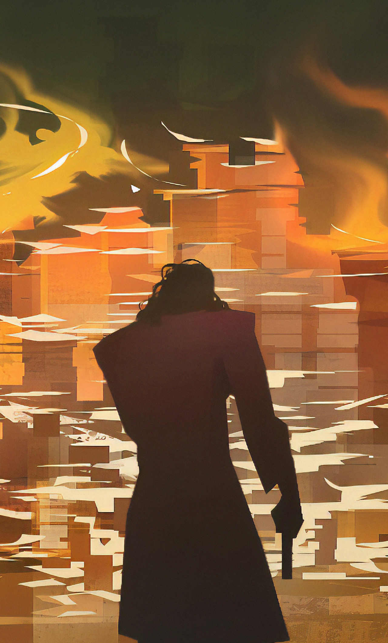 Joker Money Burning iPhone