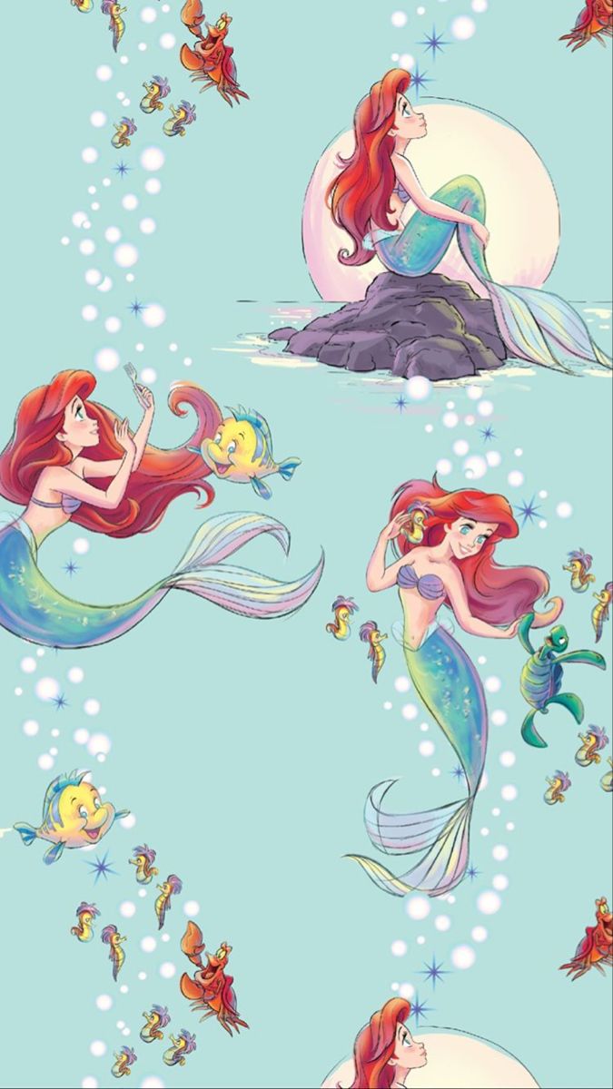 Loungefly Little Mermaid Phone Background