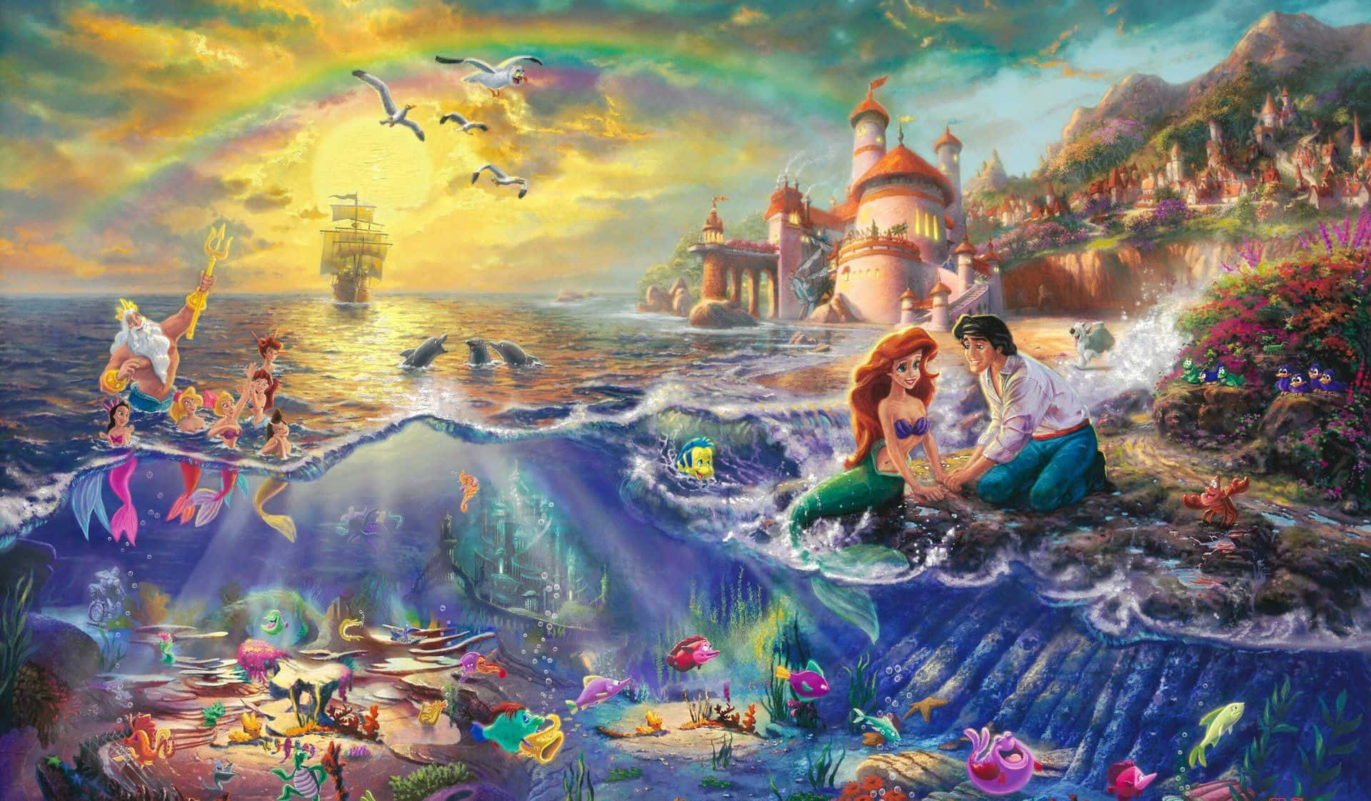 Download Ariel from Disney's The Little Mermaid Wallpaper