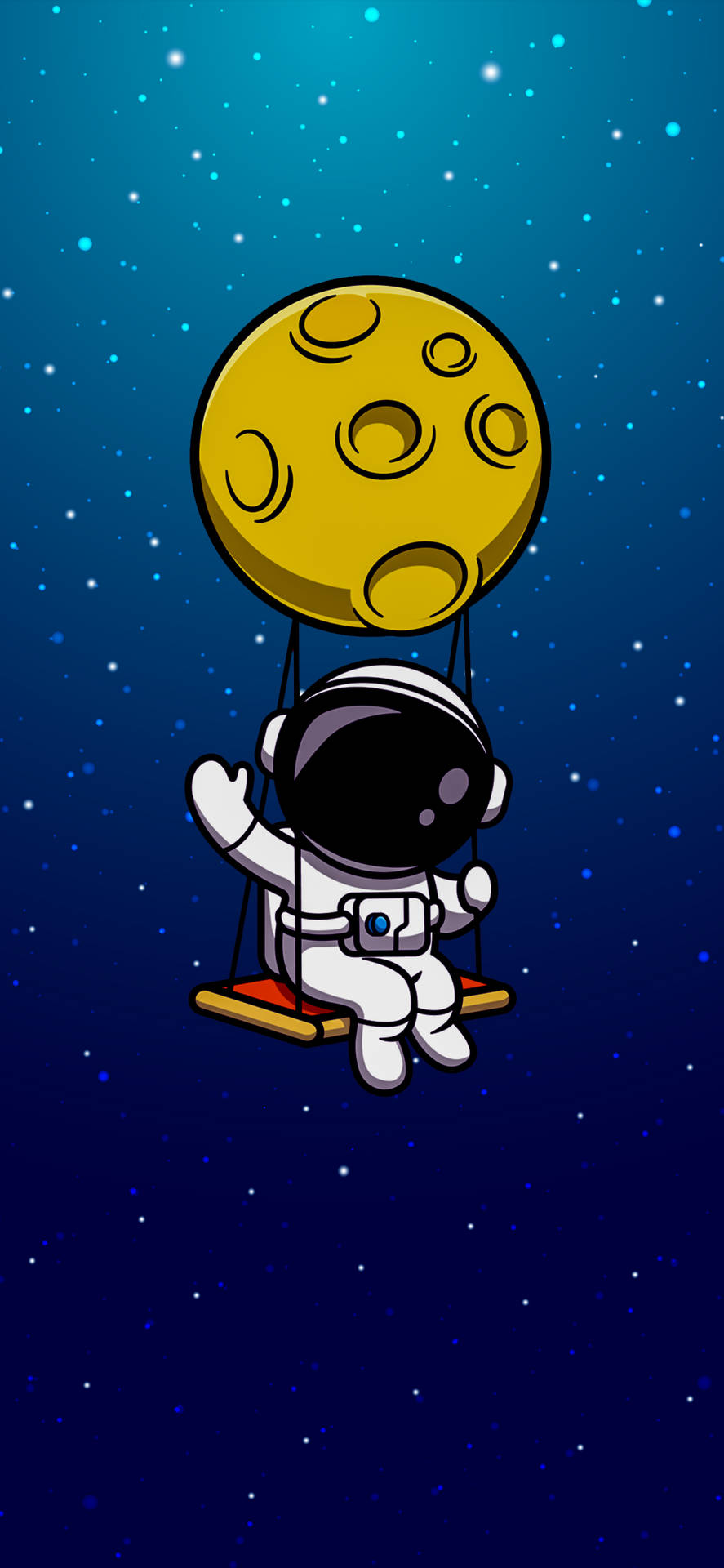 Cartoon Astronaut Wallpaper