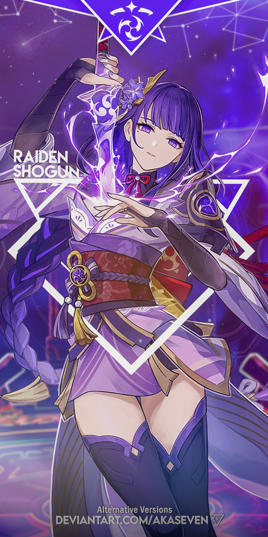 Wallpaper Mobile Raiden Shogun Baal