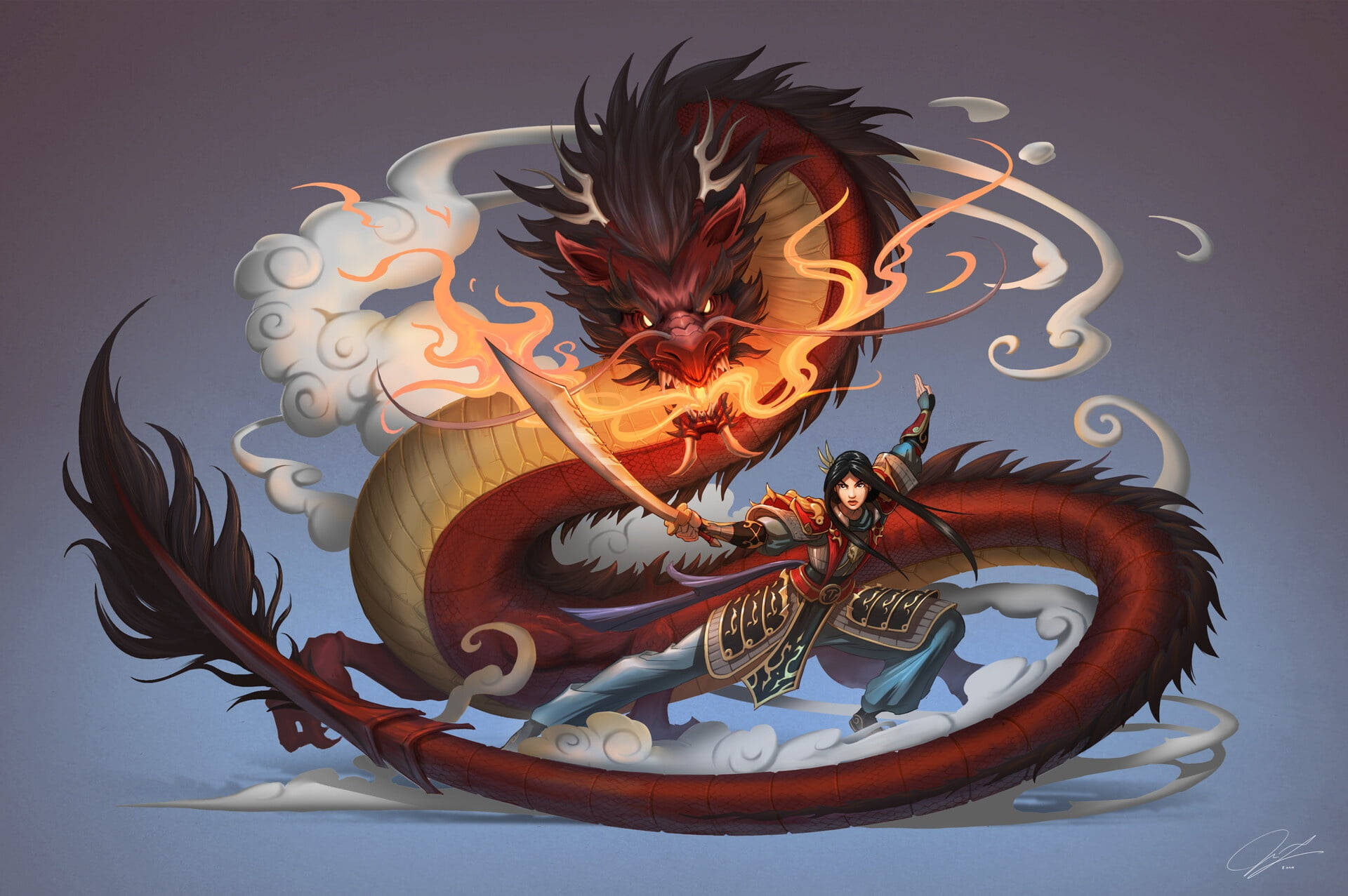 Famed Guardian Mushu Wallpaper