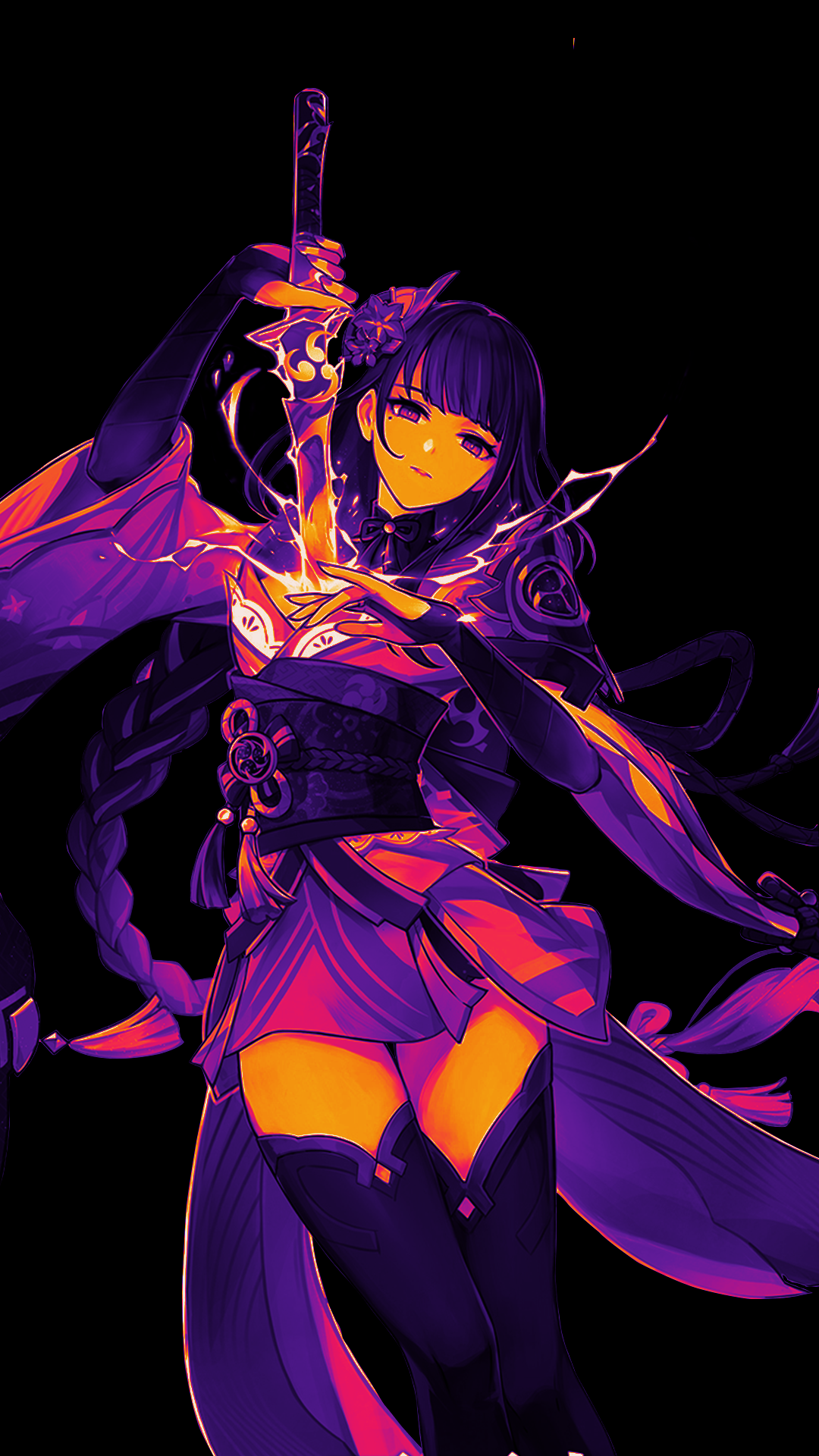 Made A Raiden Shogun Baal Duotone Edit