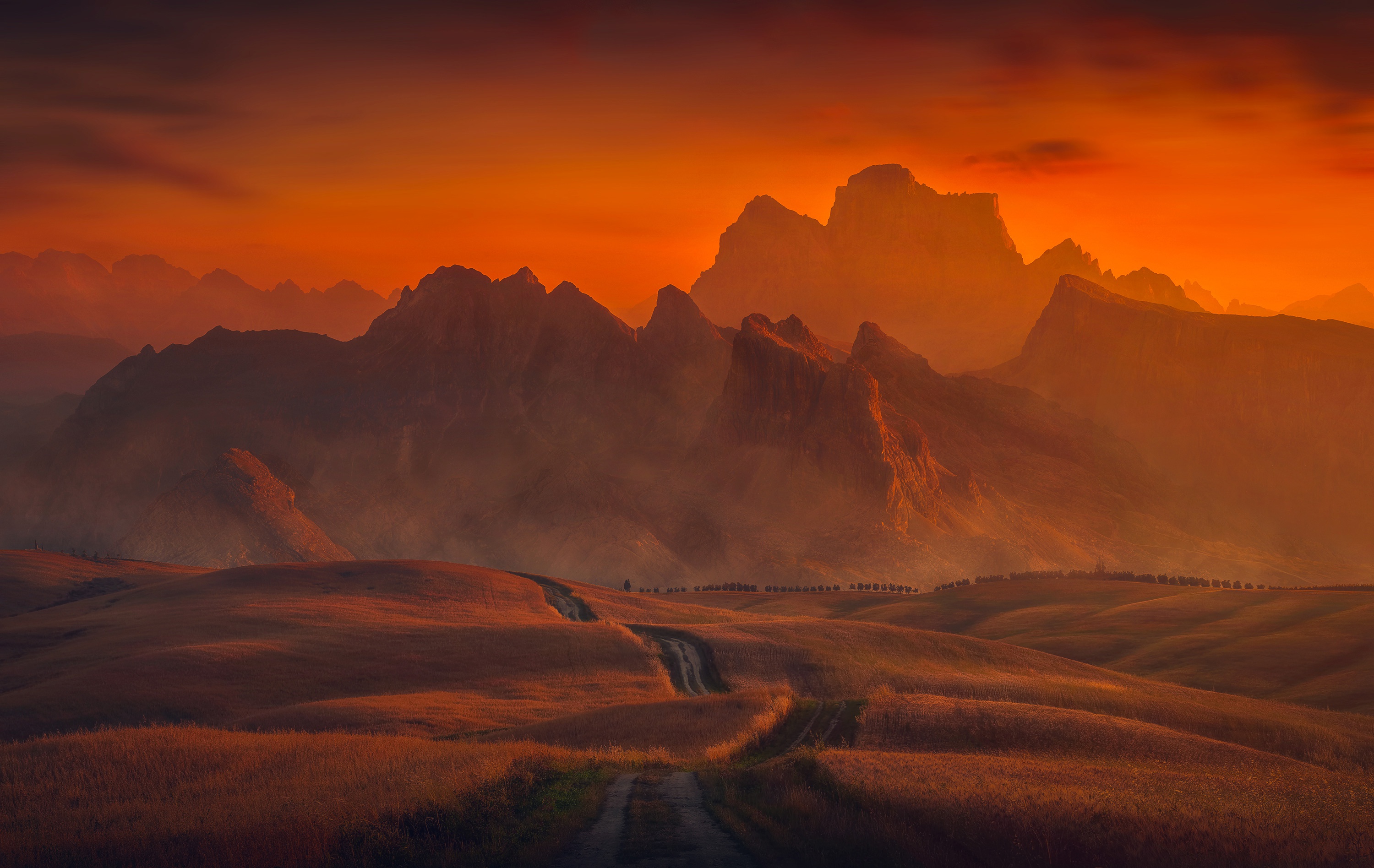 HD desktop wallpaper: Nature, Sunset