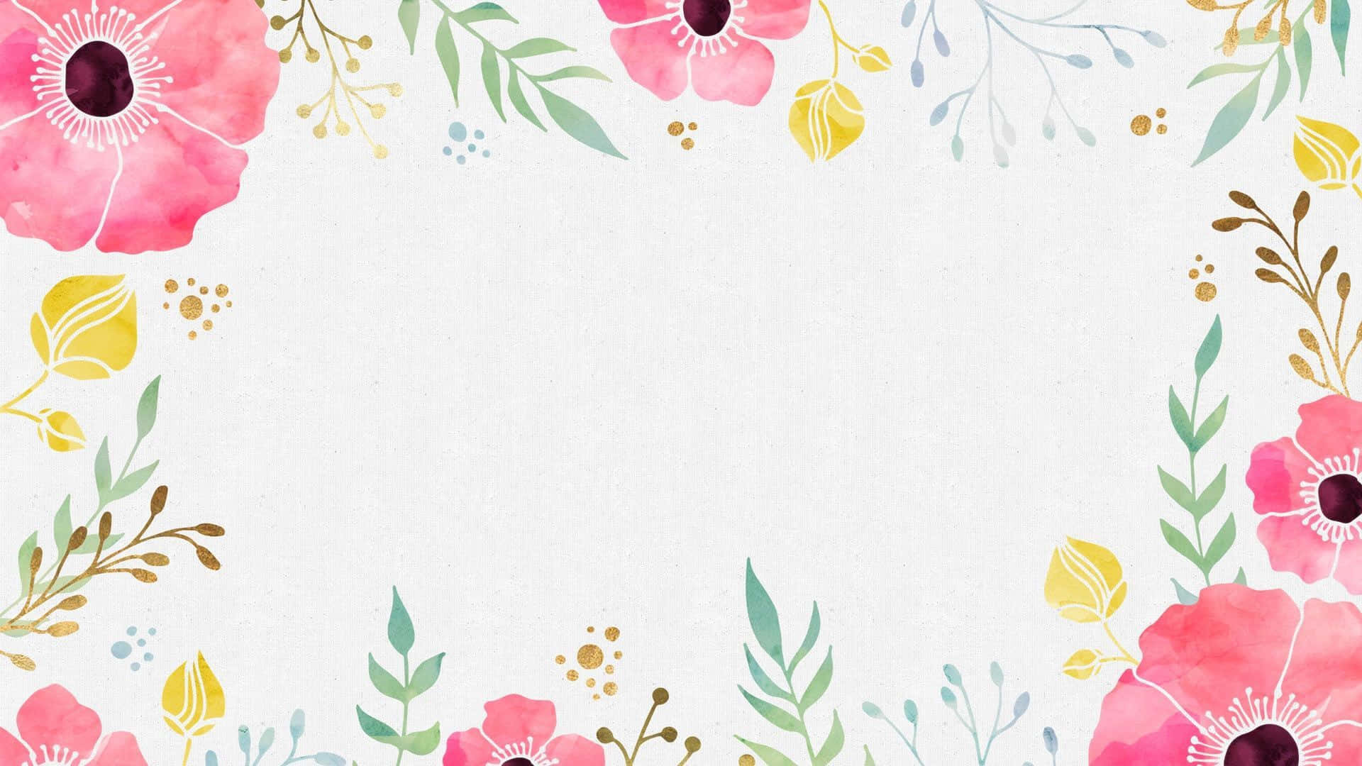 Watercolor Flower Background