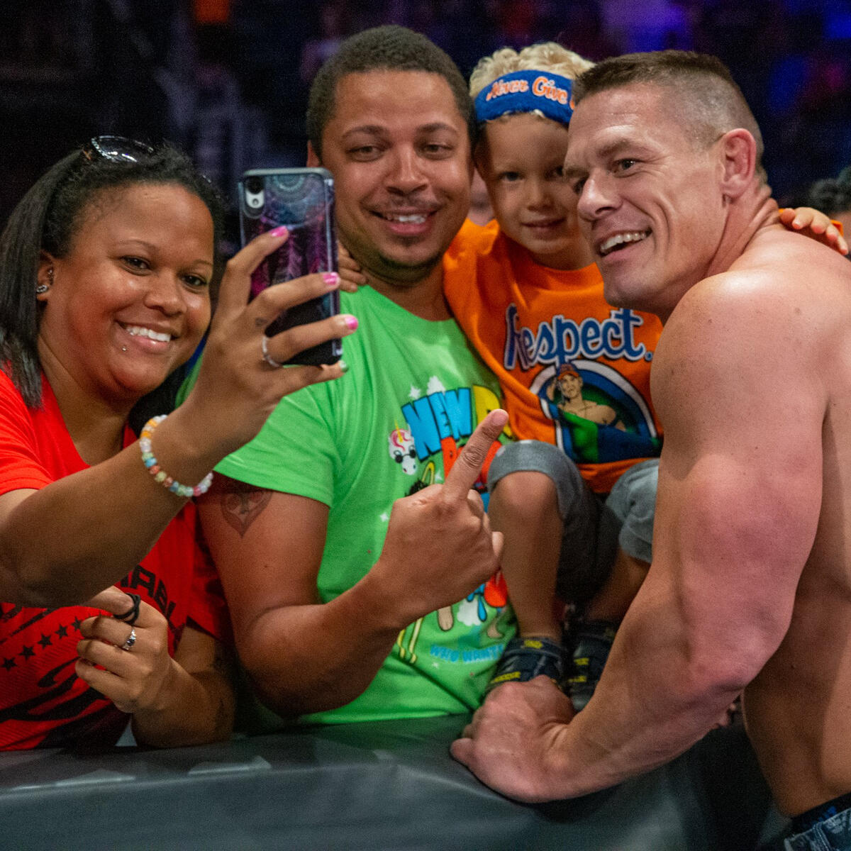 John Cena and the WWE Universe: photo