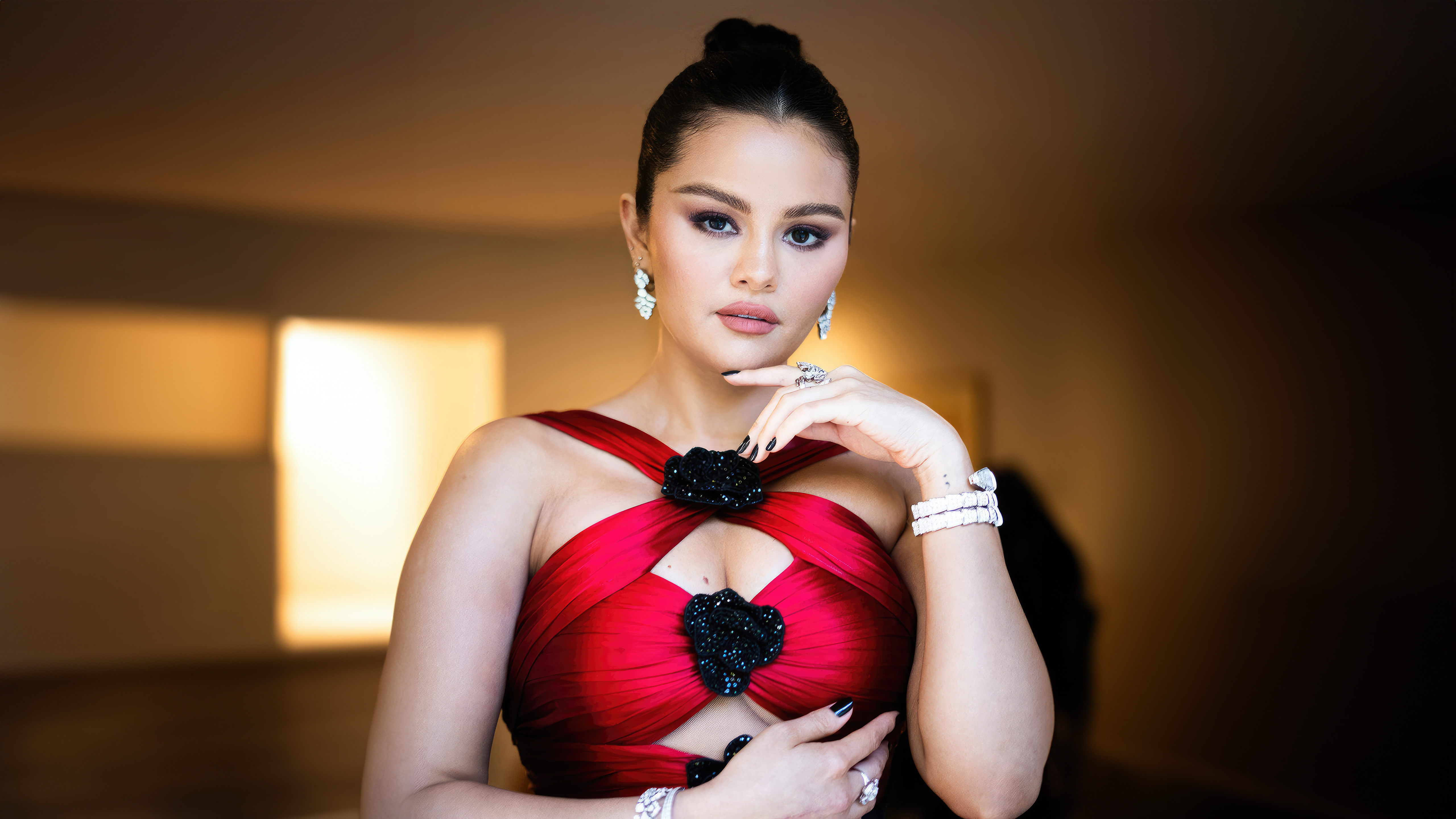Selena Gomez At Golden Globes 2024
