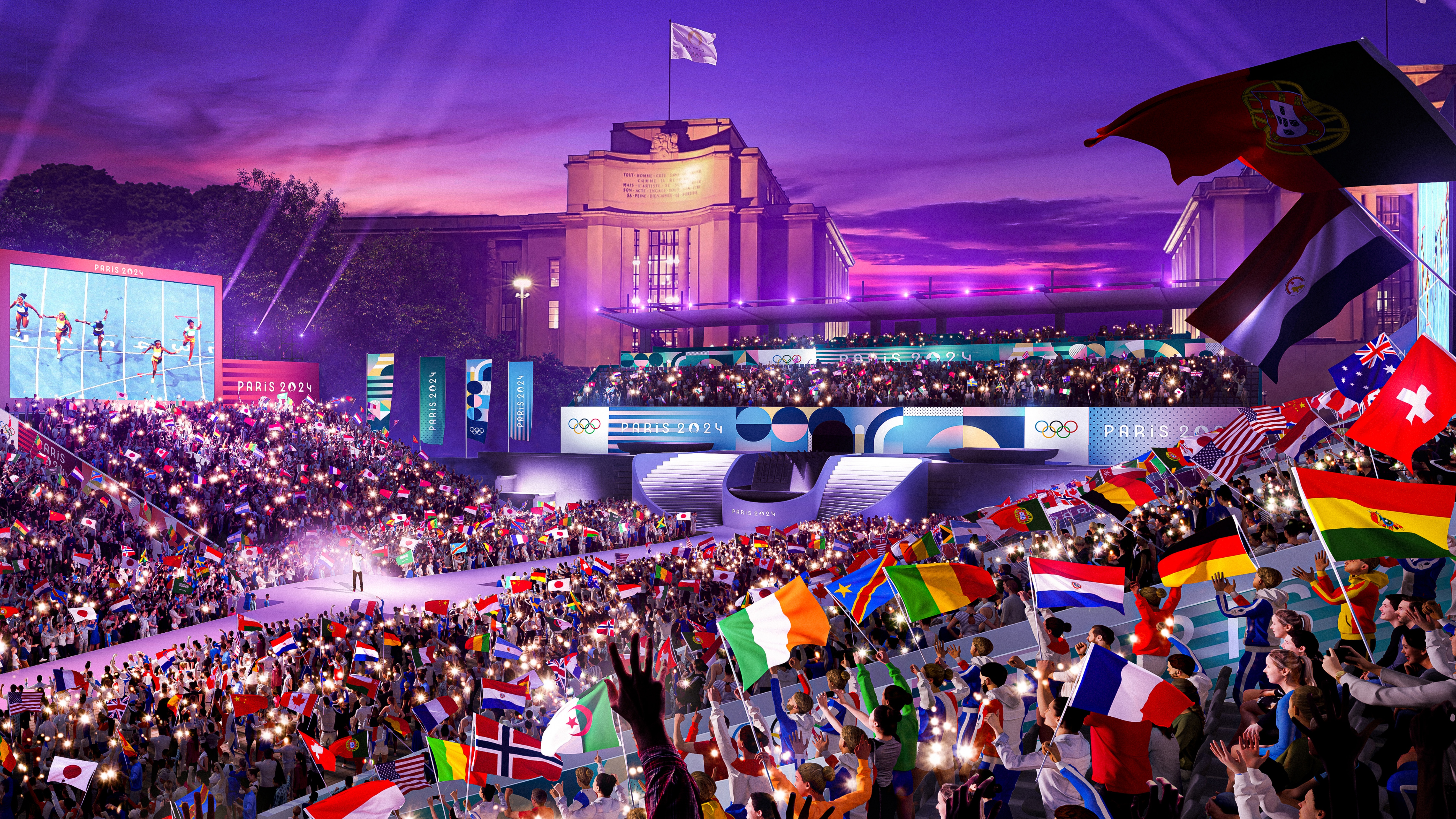 Summer Olympics Wallpaper 4K, Paris