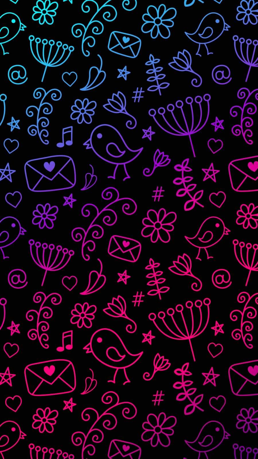 Doodles iPhone Wallpaper. Chat