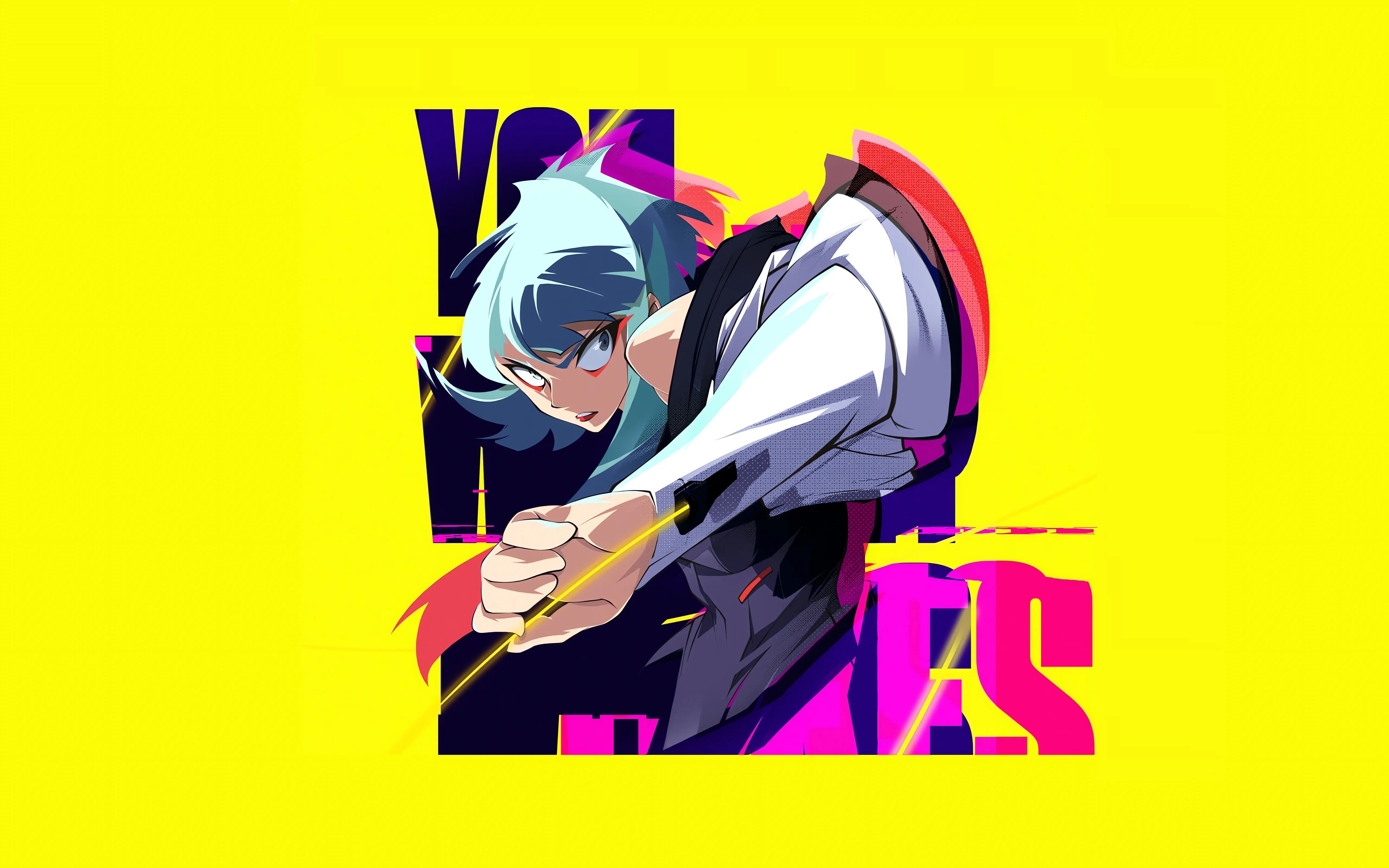 Lucy wallpaper I made from fanart 4K