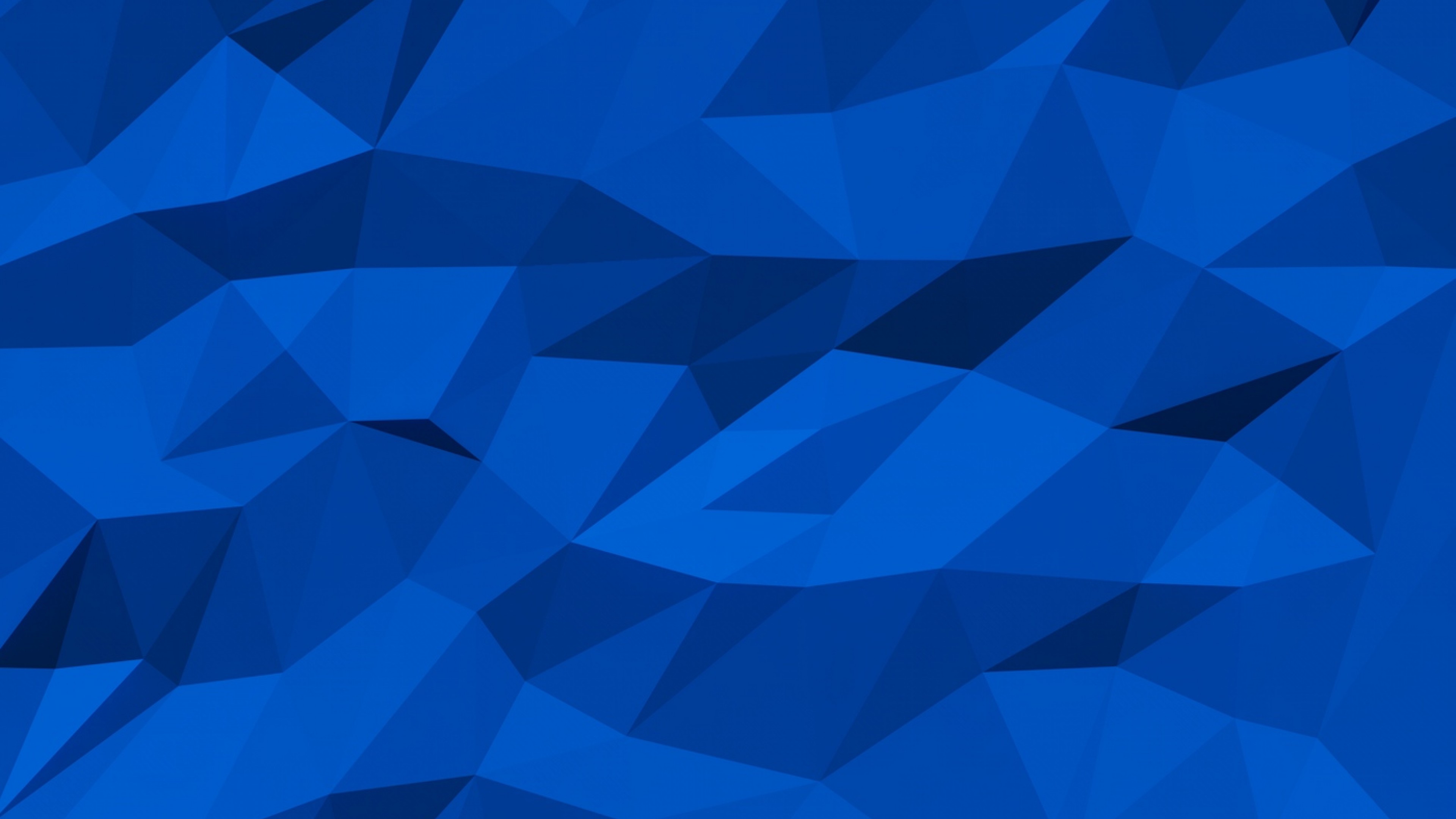 Polygonal blue texture HD Wallpaper 4K
