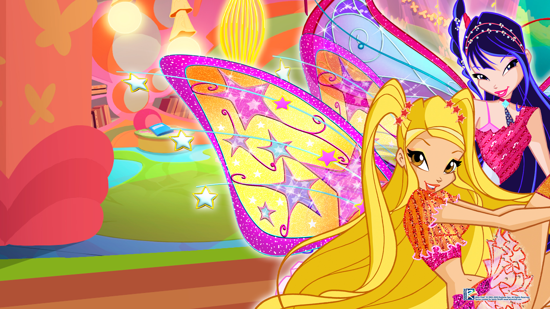 Winx HD: Stella & Musa. Stellar Duo: Musa & Stella. Winx TV Wallpaper