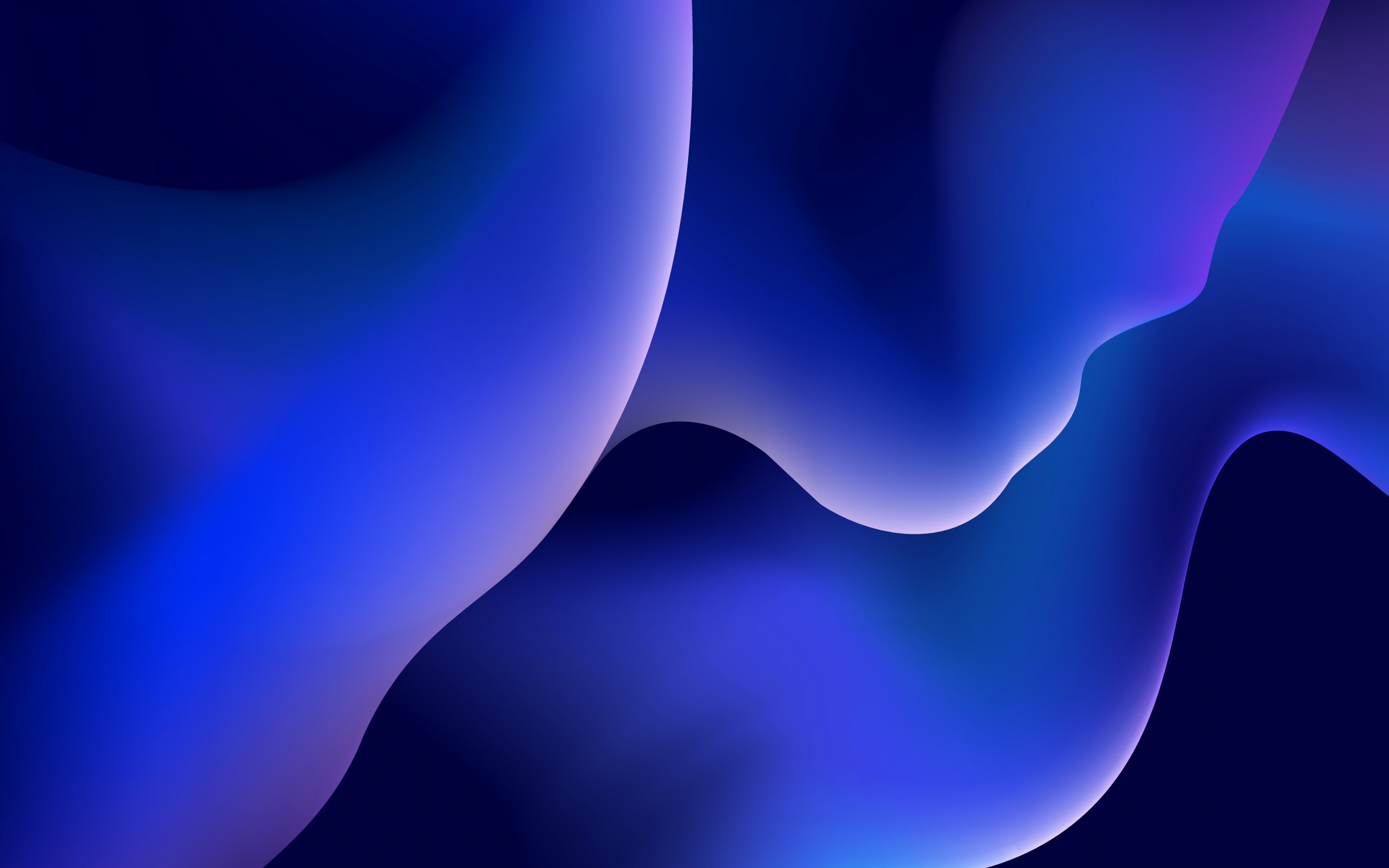 iOS Wallpaper 4K, Blue background