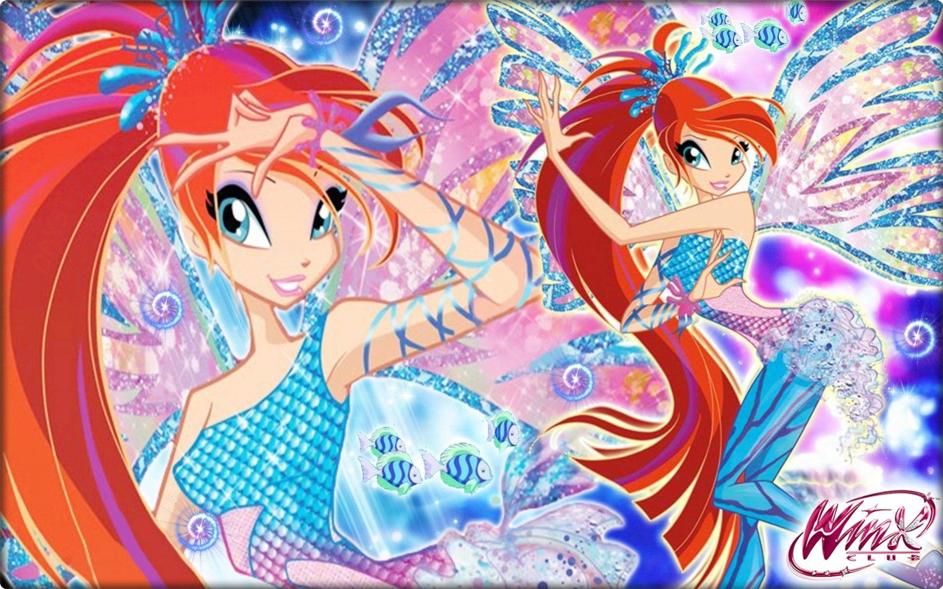Download Pretty Girl Cartoon Bloom Winx Club Wallpaper