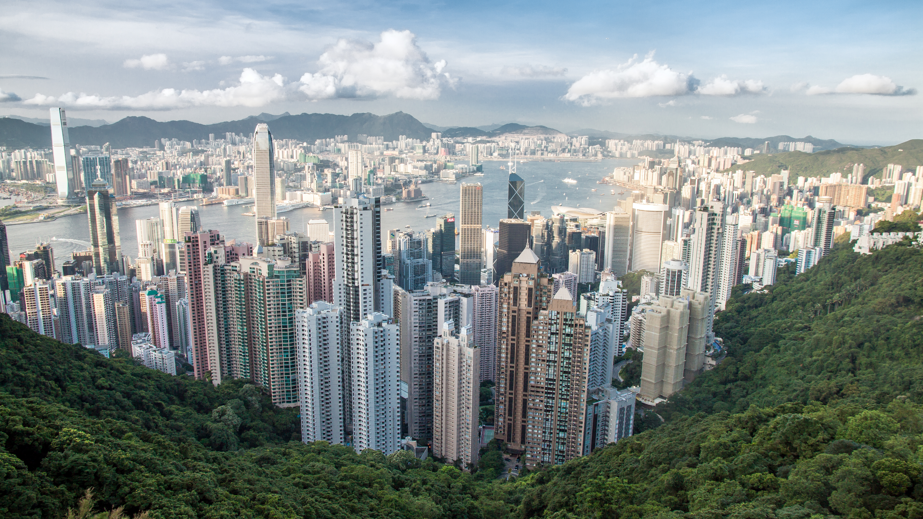 Man Made Hong Kong 4k Ultra HD Wallpaper