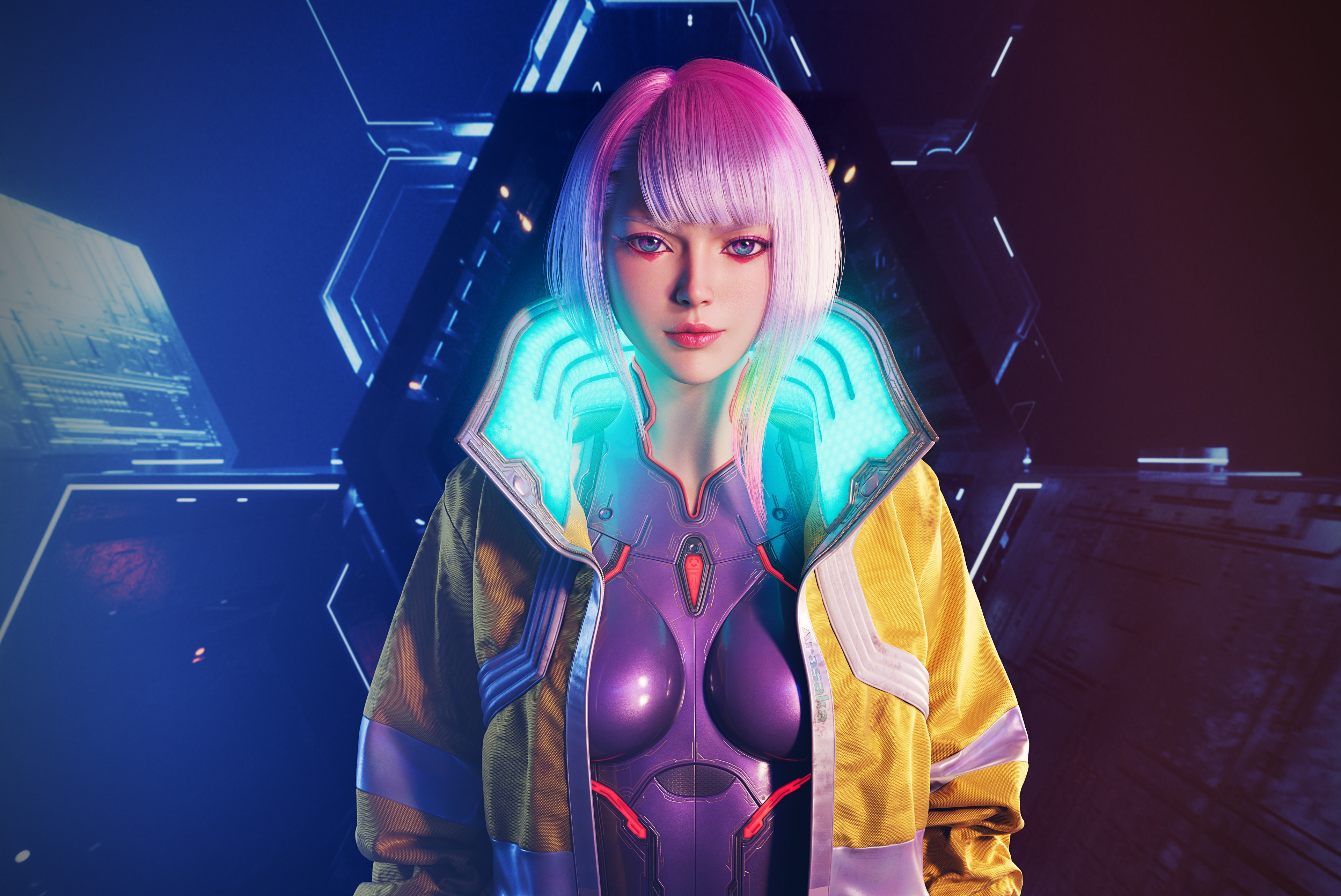 Wallpaper Lucy, Cyberpunk, Edgerunners
