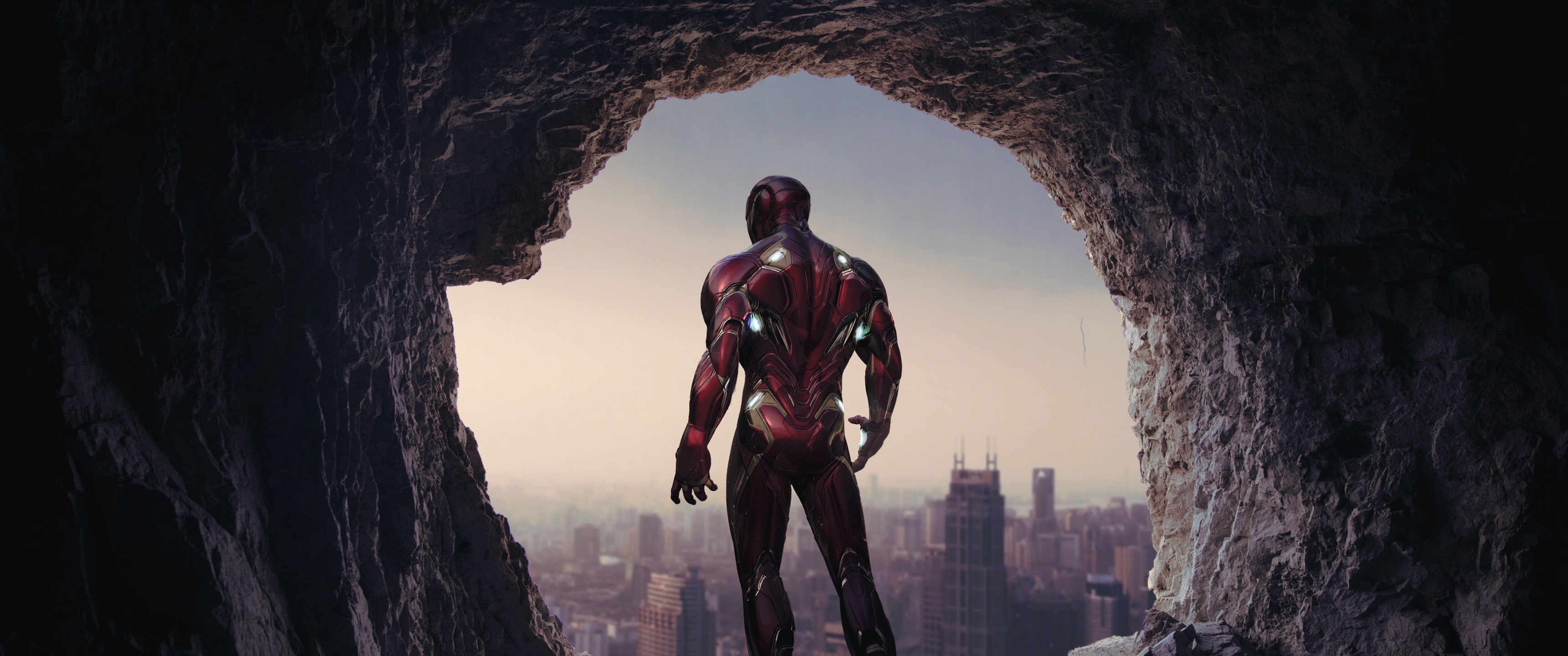 Iron Man Wallpaper 4K, Cave, Time travel