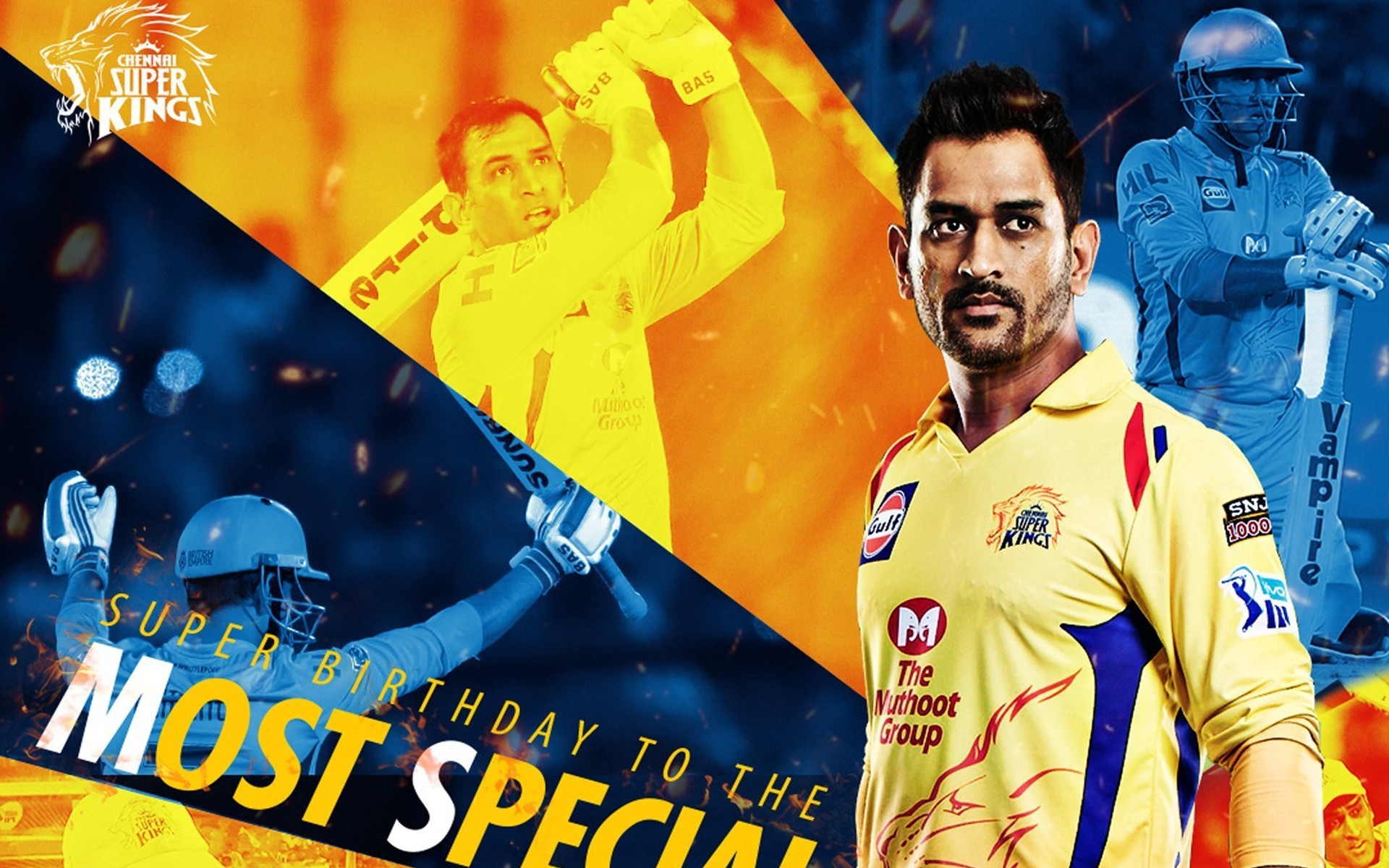 Dhoni HD Background Wallpaper 43006
