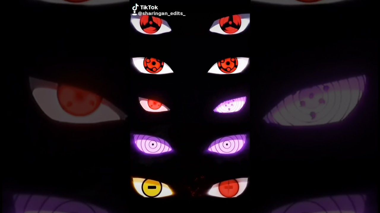Sharingan Rinnegan Eyes Edit Wallpaper