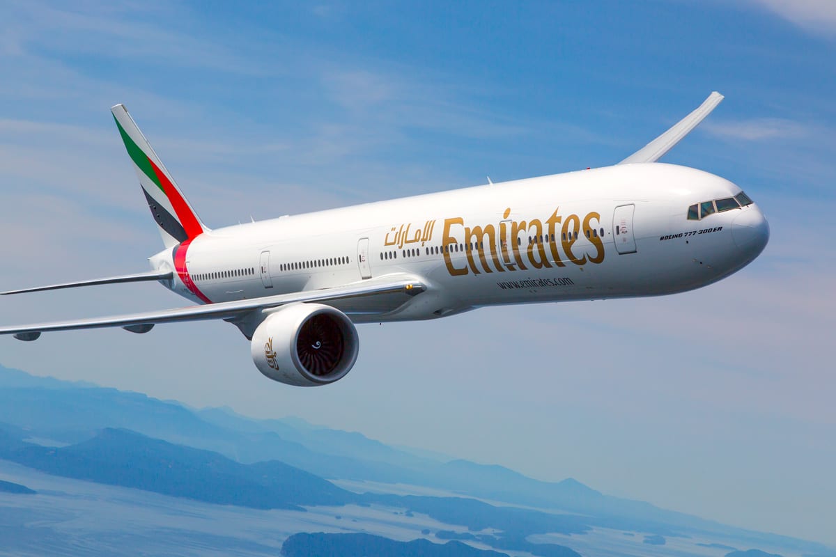 Dubai Emirates Flight Photo