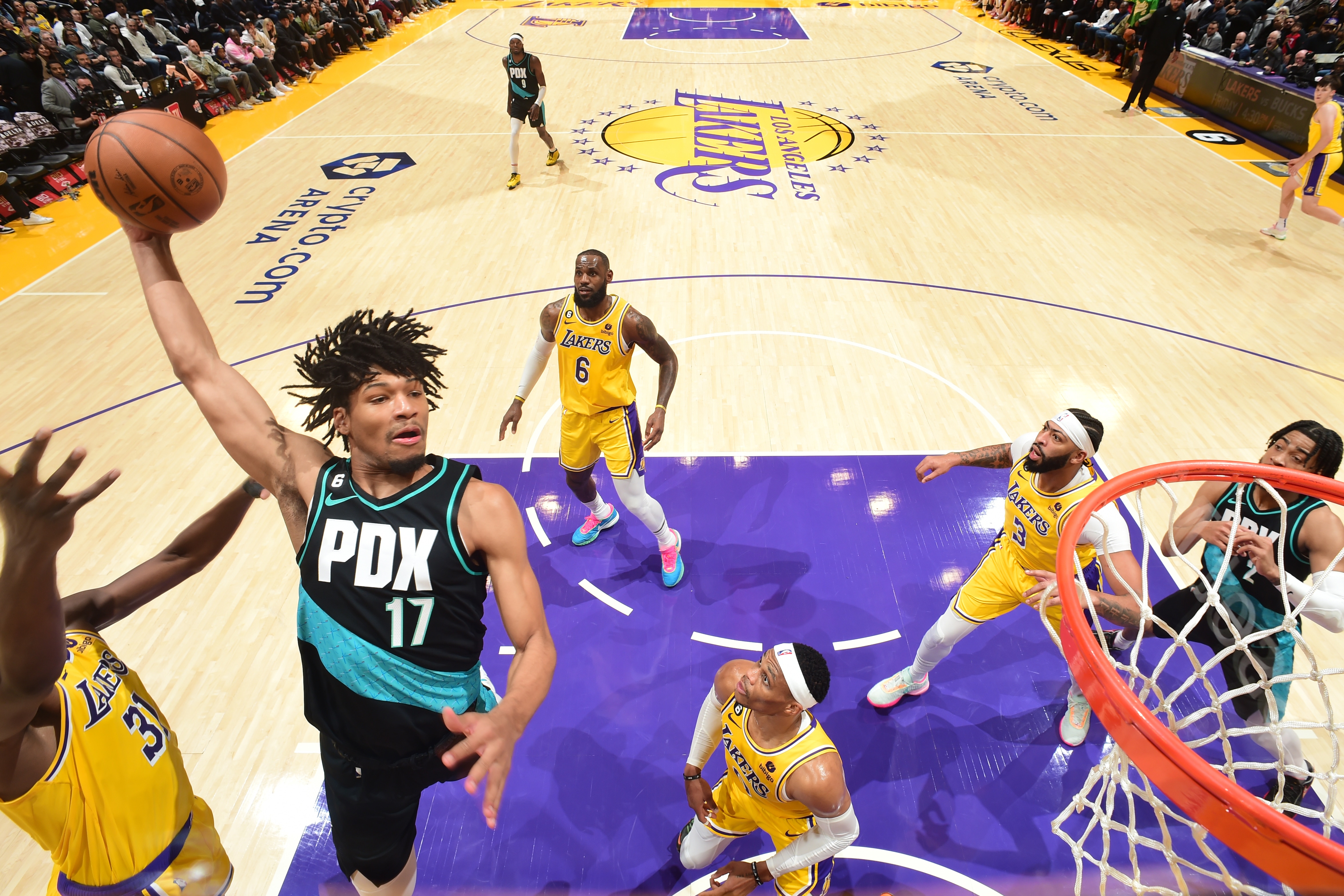 Putback Dunk. NBA