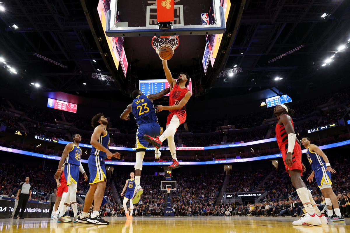 Blazers rookie Shaedon Sharpe drops