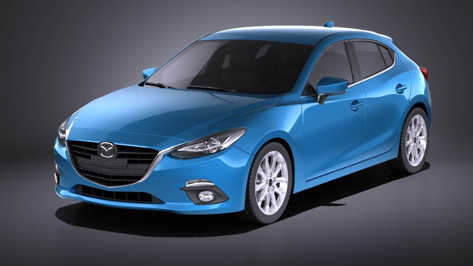 Mazda 3 Hatchback 2016 (V Ray) 3D Model