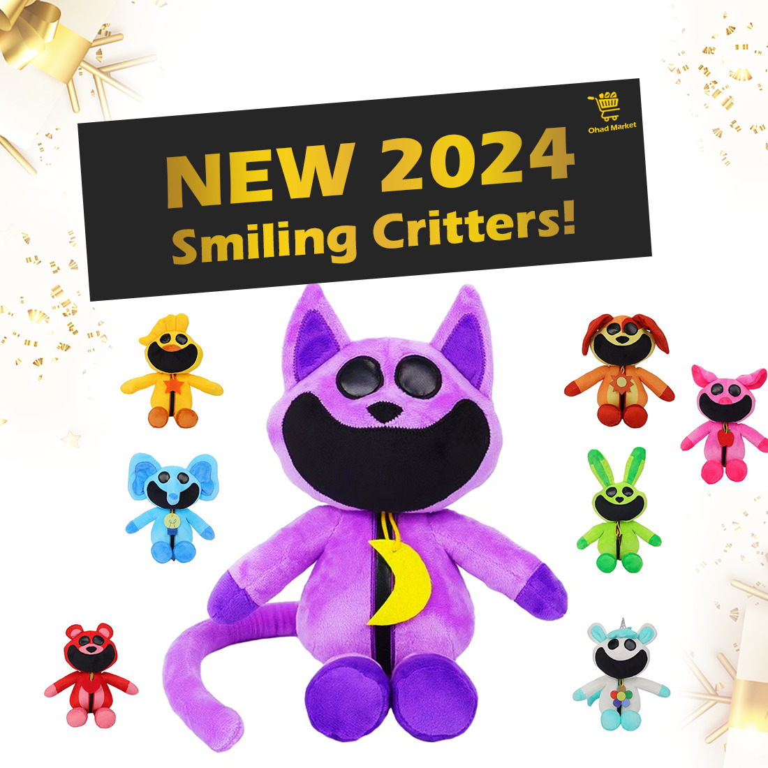2024 Smiling Critters Figure Plush Doll