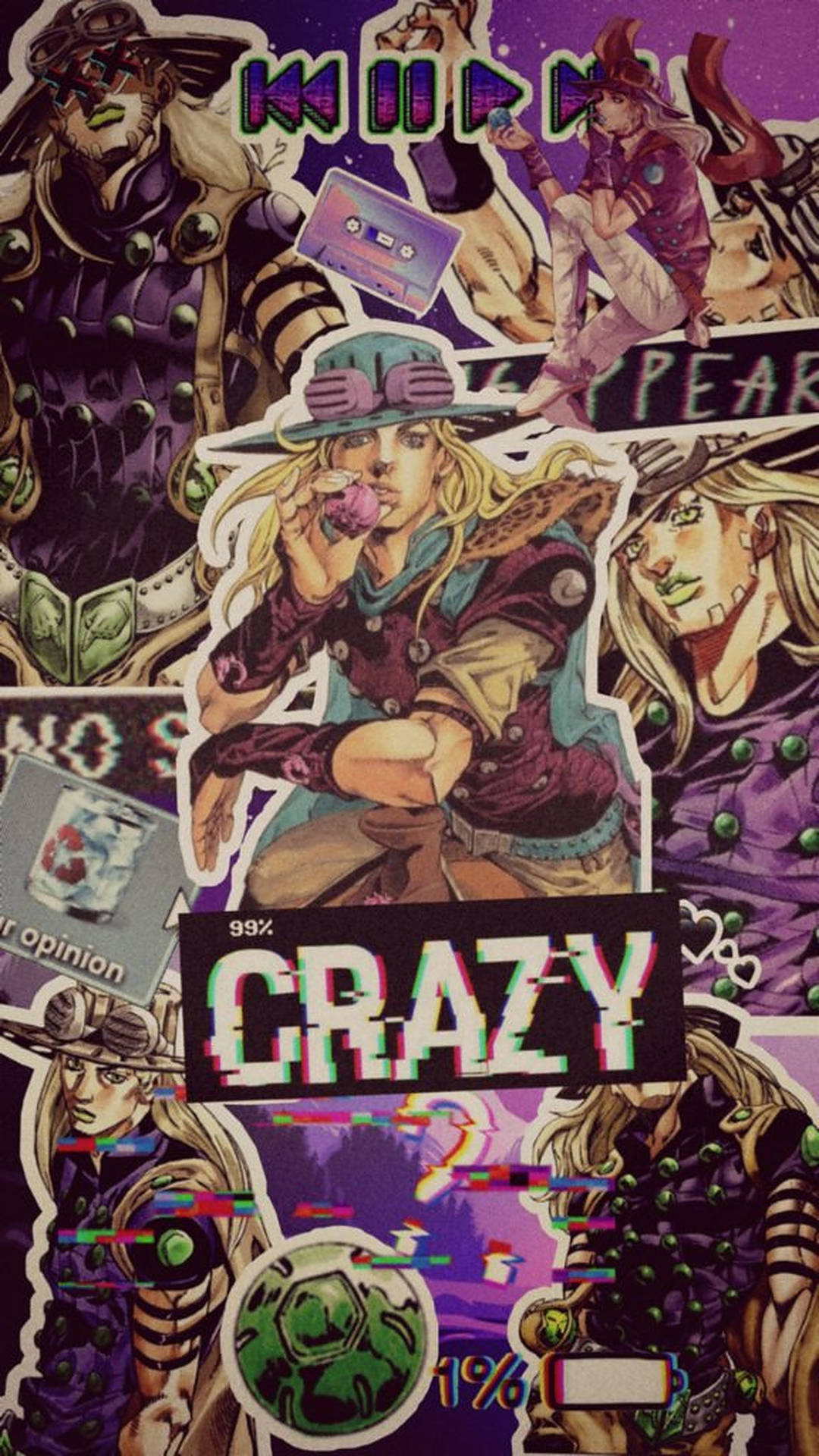 Download Gyro Zeppeli Aesthetic Collage