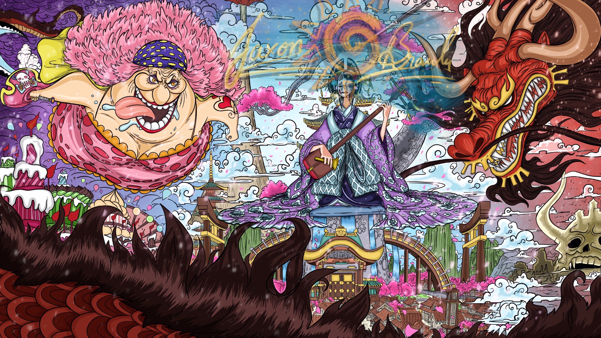 Land Of Wano Desktop Wallpapers - Wallpaper Cave