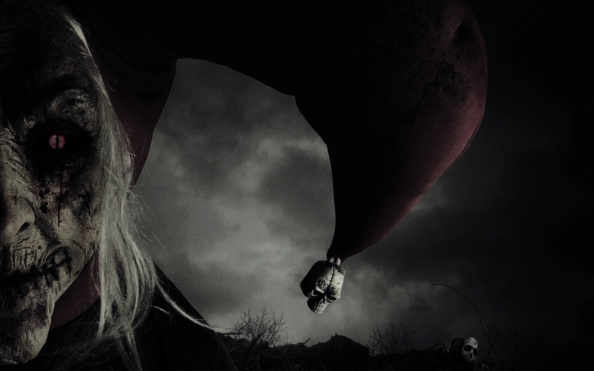 Scary Desktop Background
