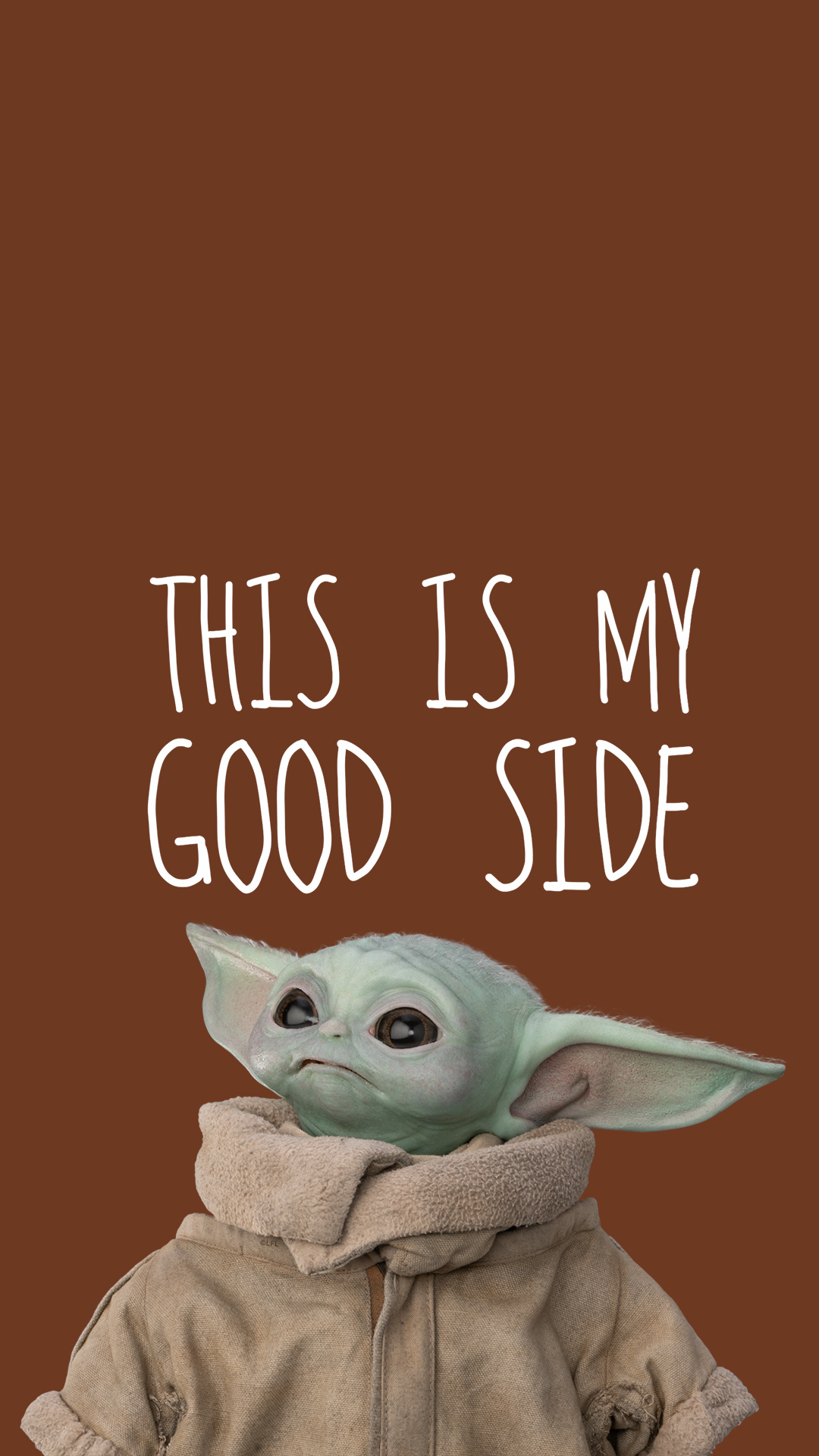 Baby Yoda phone wallpaper collection