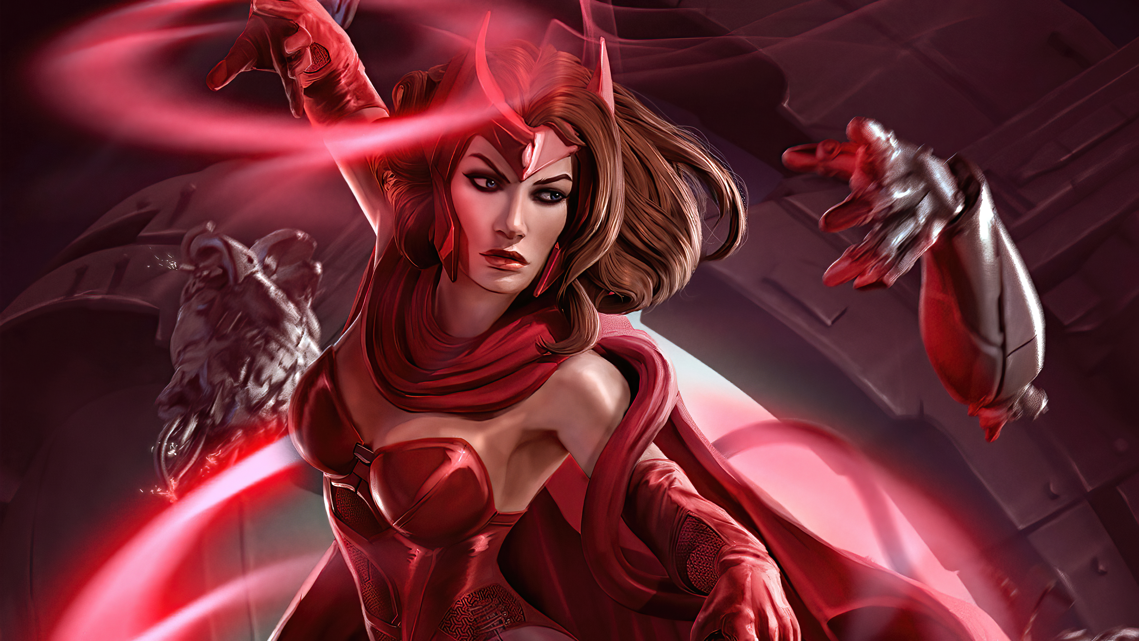 Wallpaper Scarlet Witch, Marvel Scarlet
