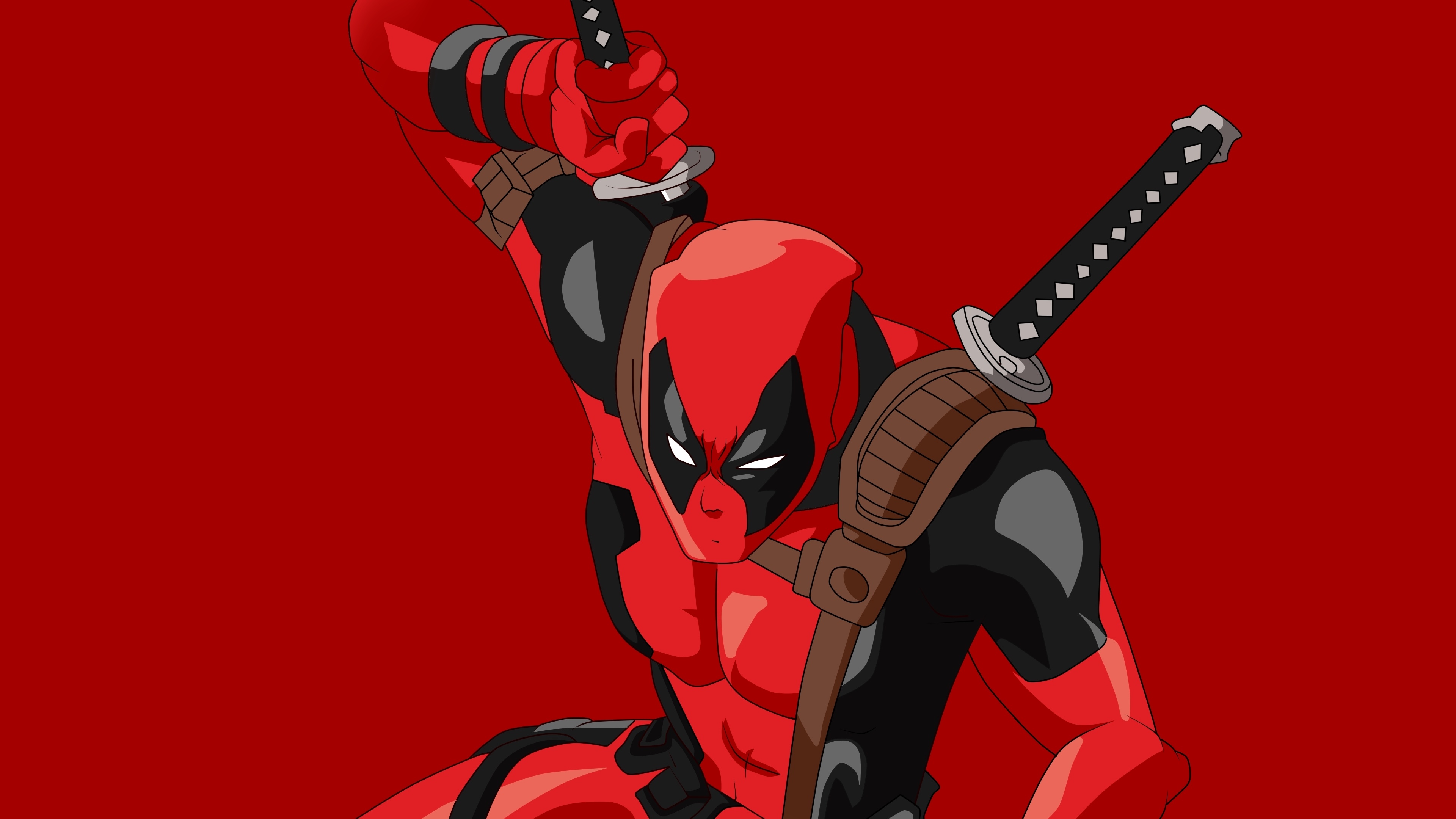 Download wallpaper 3840x2400 deadpool