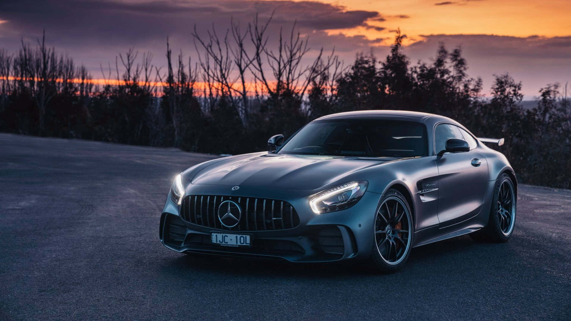 Download Mercedes Amg Car During Sunset