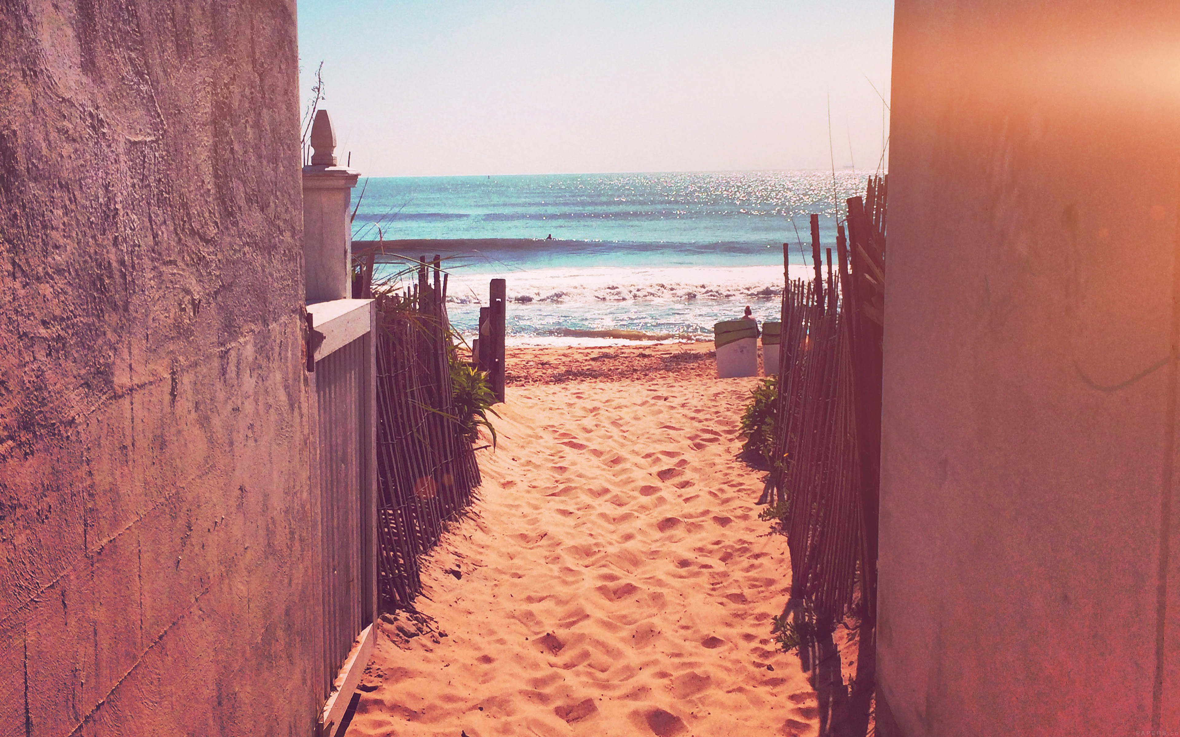 Way To Sea Sand Ocean Beach Nature