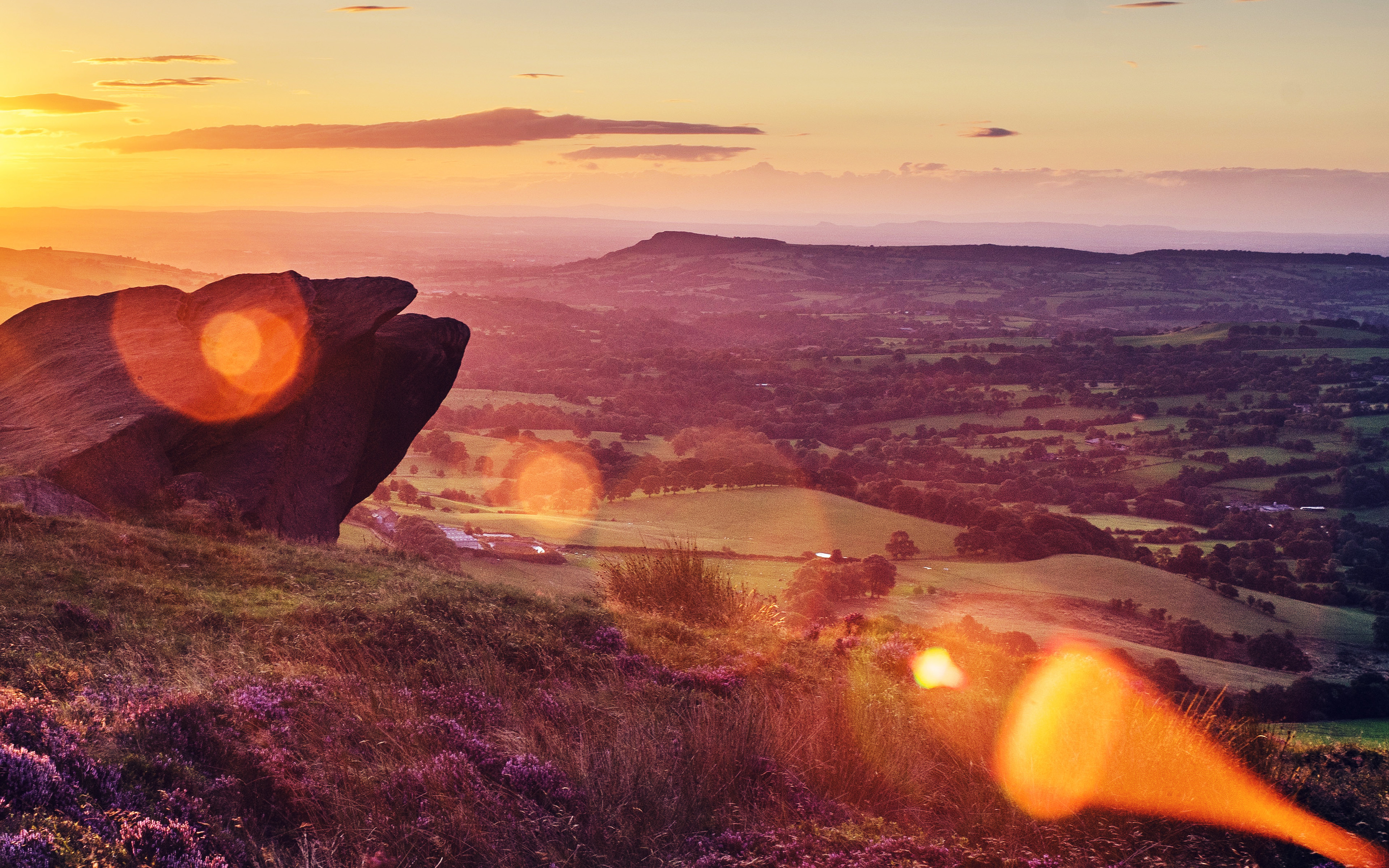 Mountain Morning Sun Light Nature