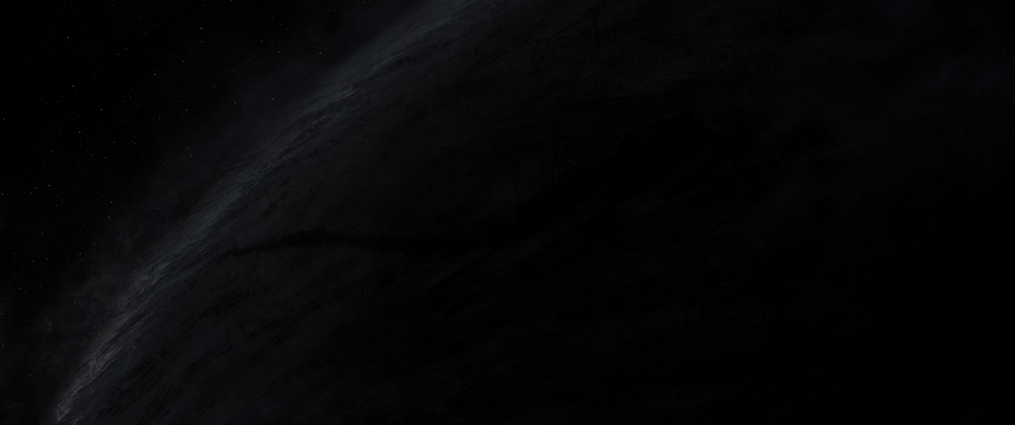 Dark Black Simple Background