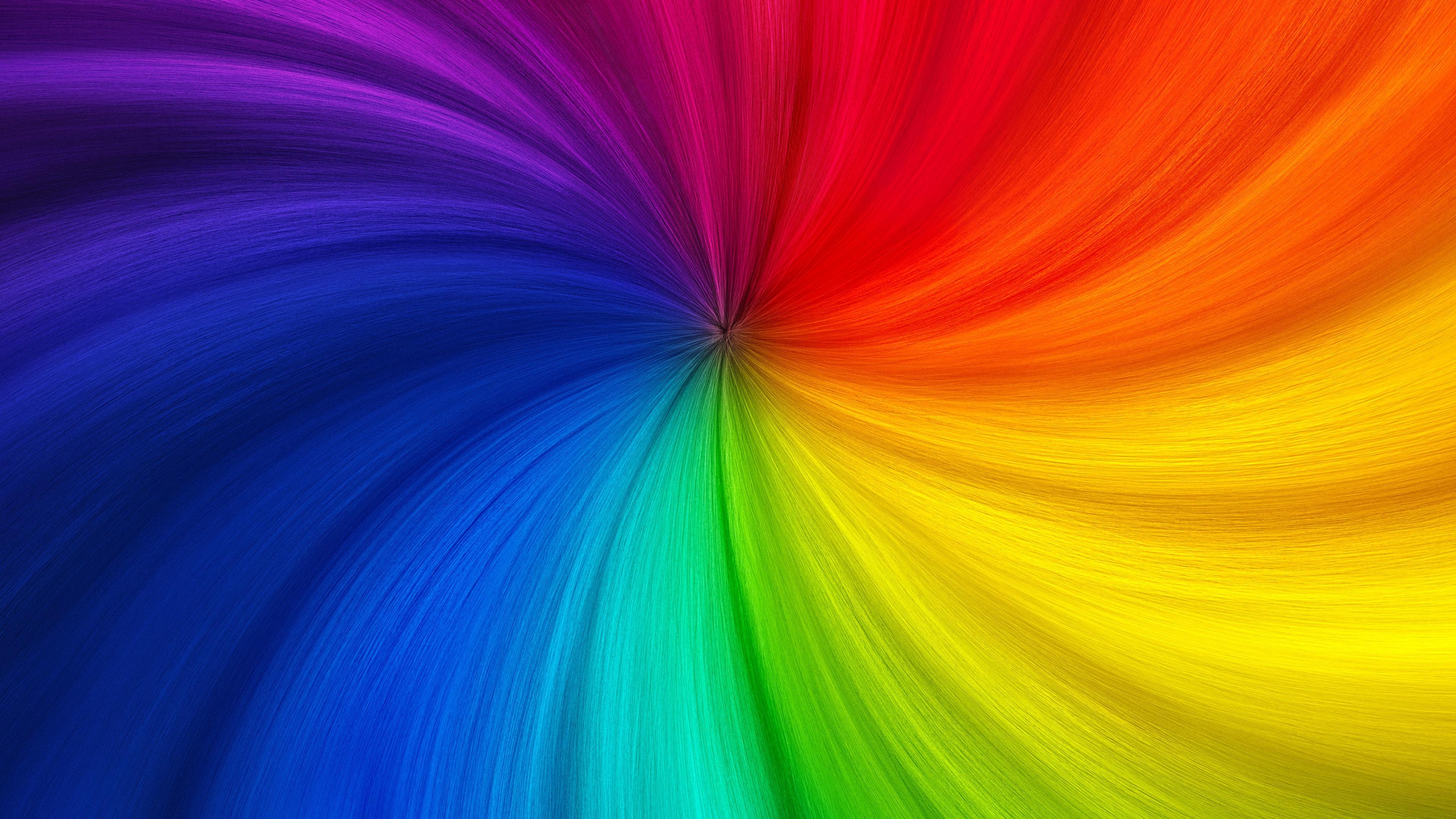 Swirl Wallpaper 4K, Colorful, Rainbow