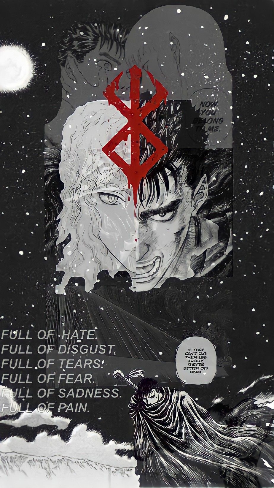 Berserk, Anime wallpaper, Guts and griffith