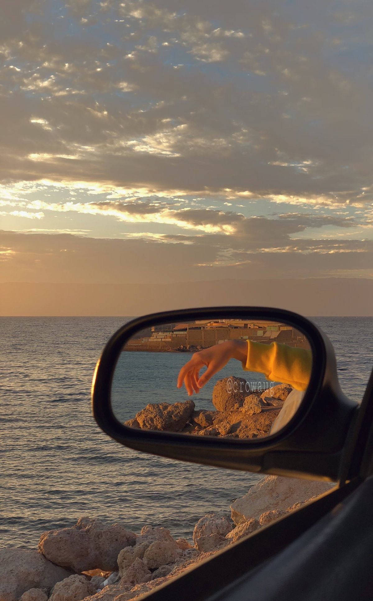 Download Car Mirror Travel Scenery