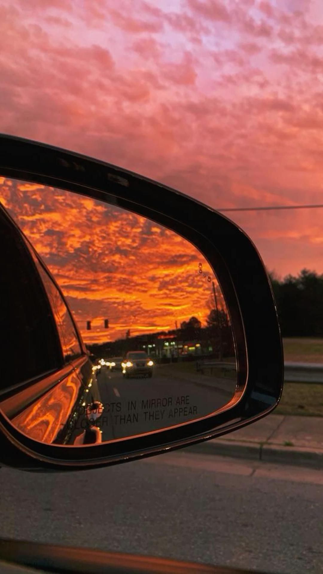 Mirror Sunset Sky