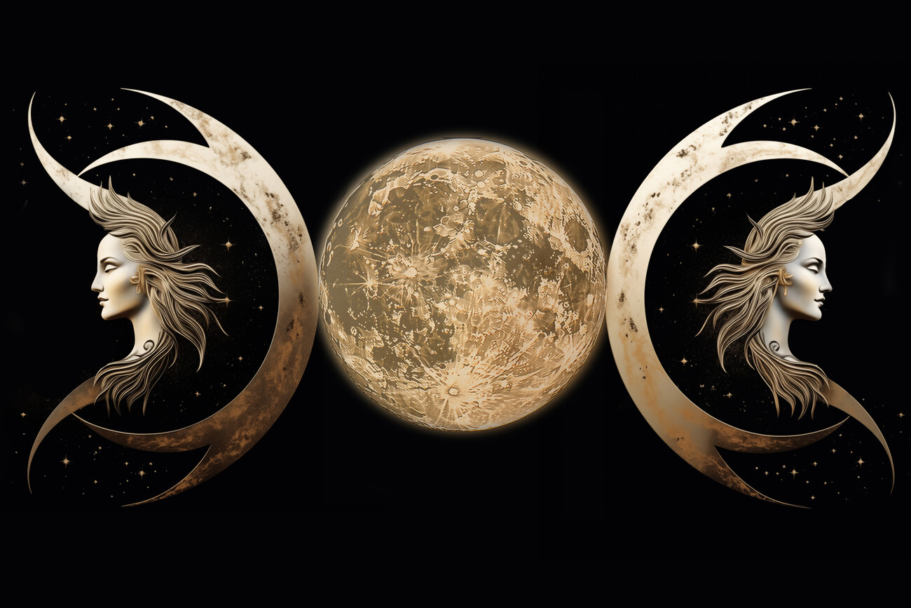 Triple Goddess Full Waning