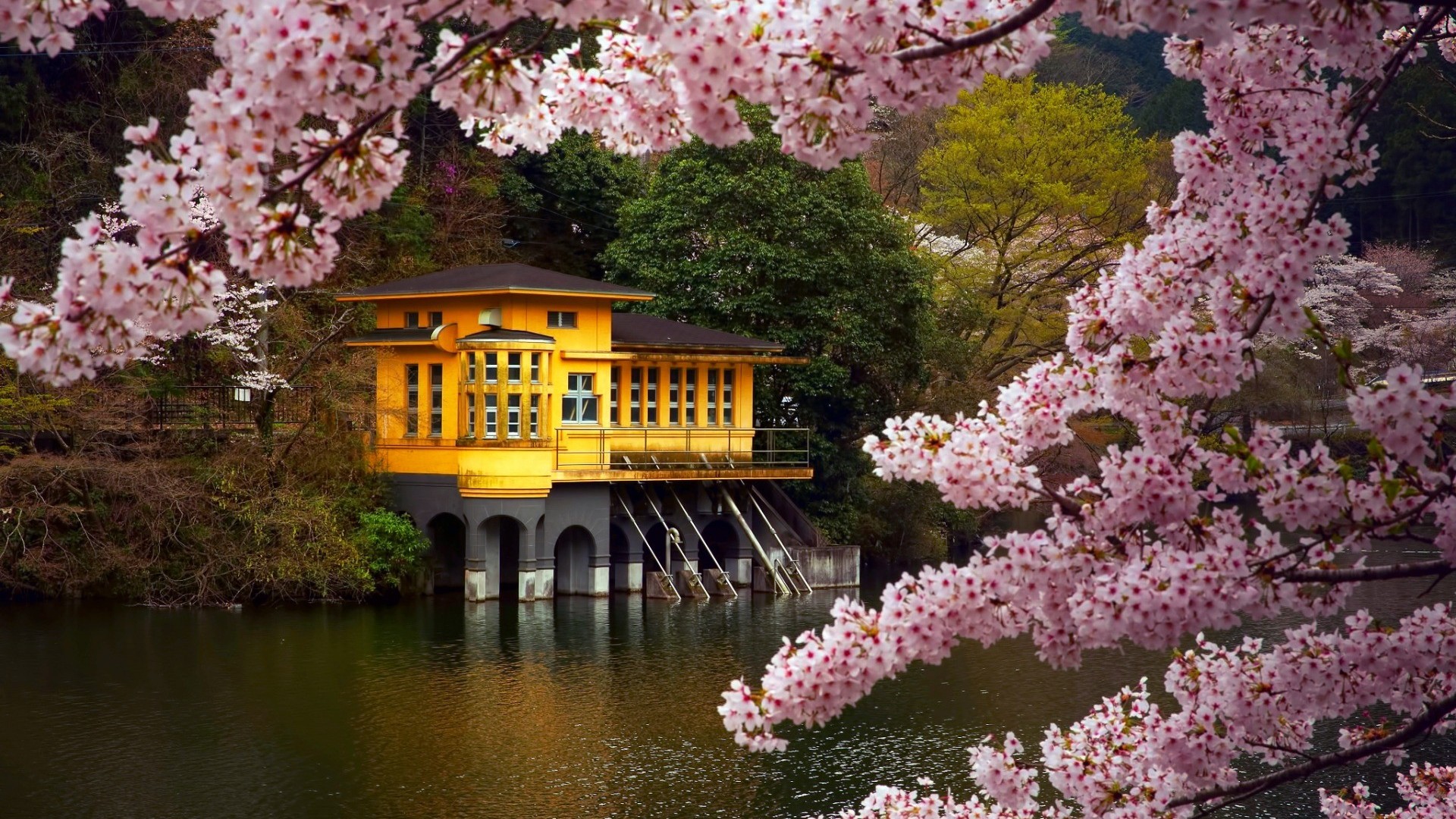 HD desktop wallpaper: House, Japan