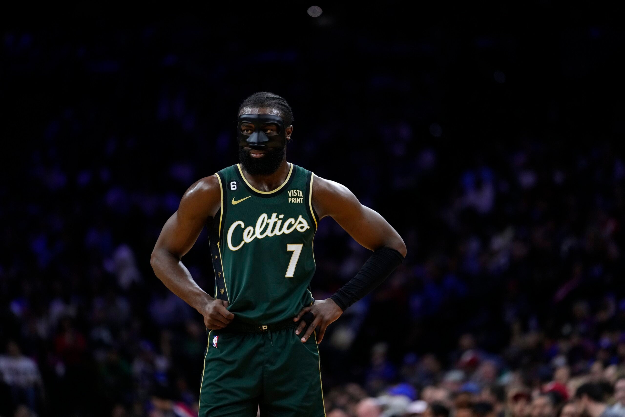 Jaylen Brown said that 76ers fans told