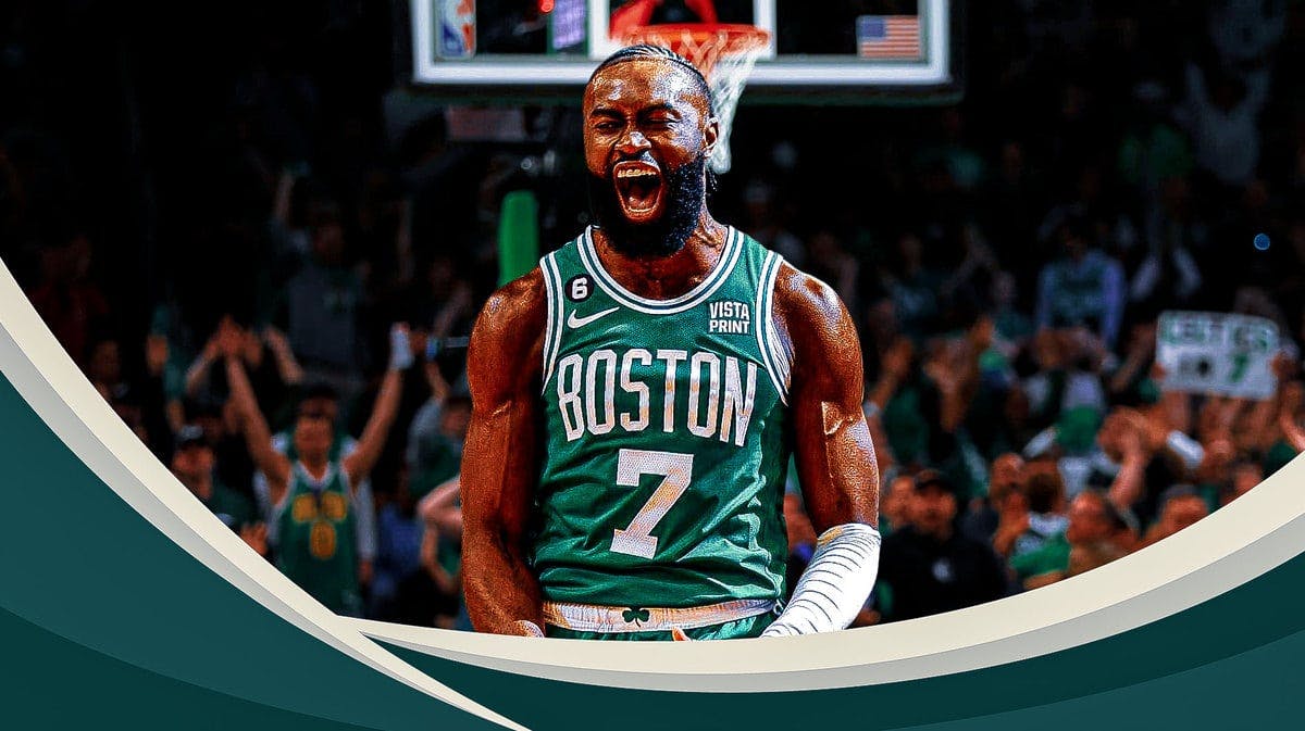 Celtics' Jaylen Brown puts Rudy Gobert