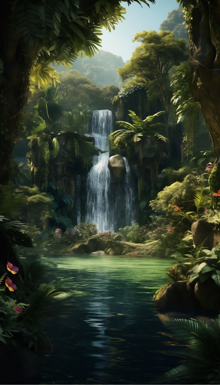 iPhone wallpaper, Forest photography