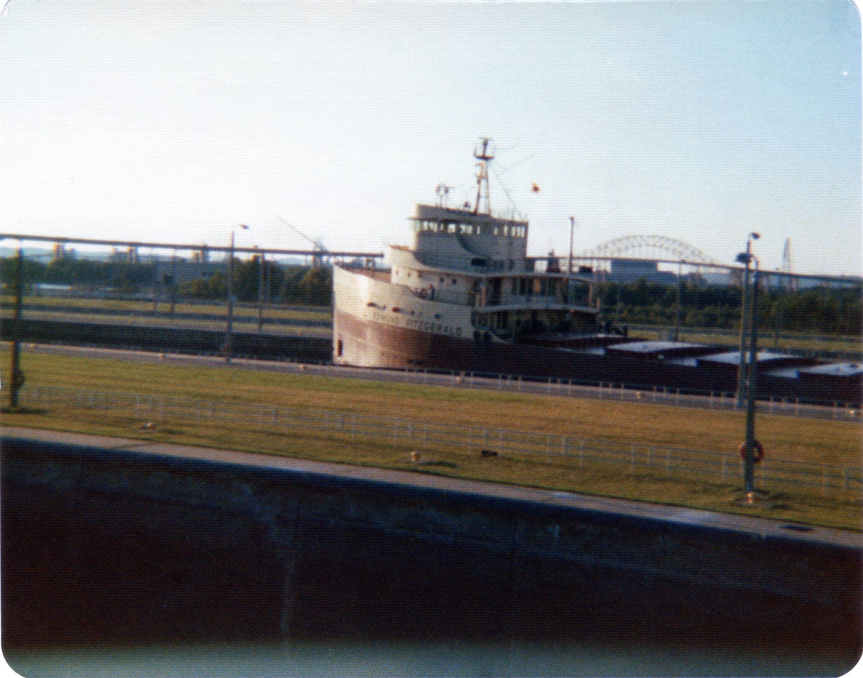 The Edmund Fitzgerald in the Soo Locks