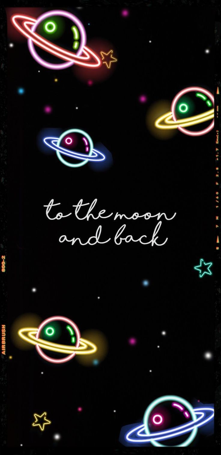 Neon Planet Wallpaper. Galaxy